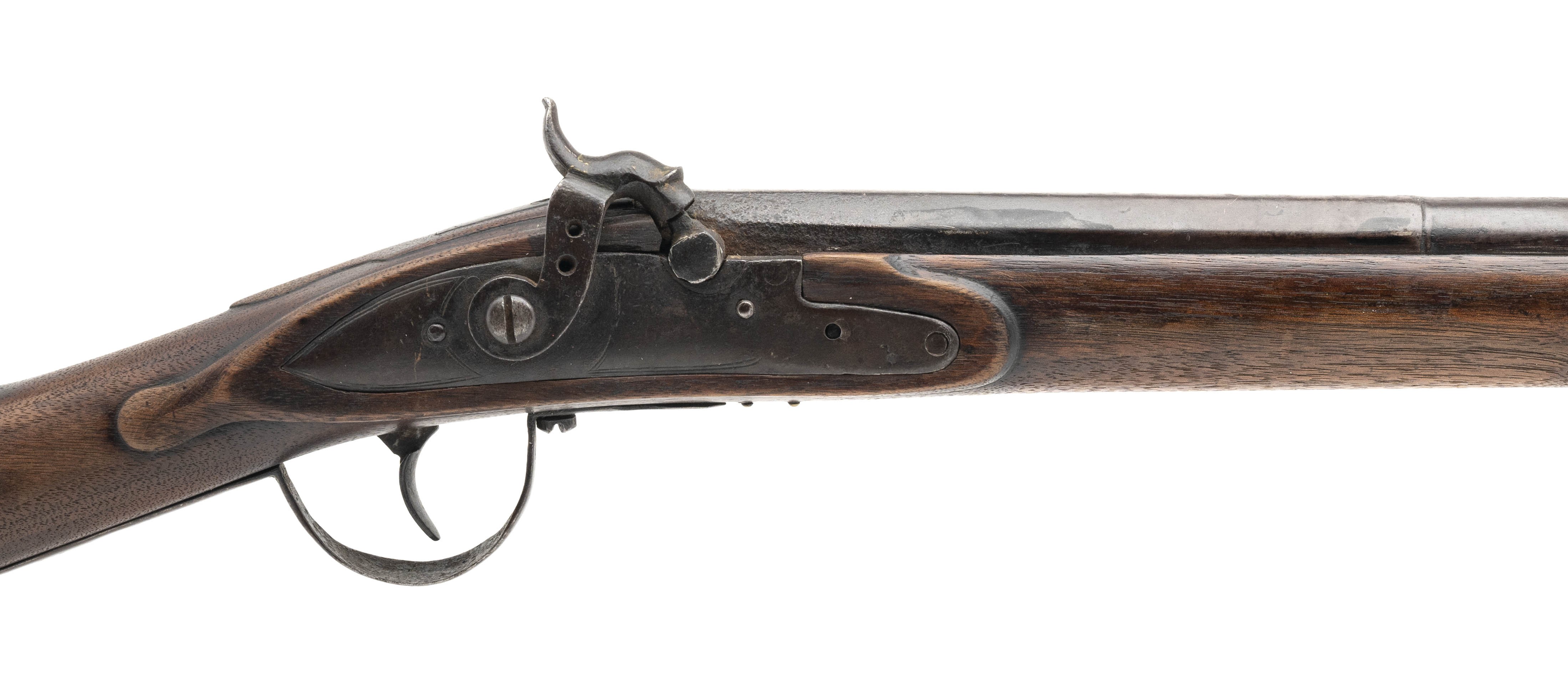 Unmarked Percussion trade musket .65 caliber (AL9737)
