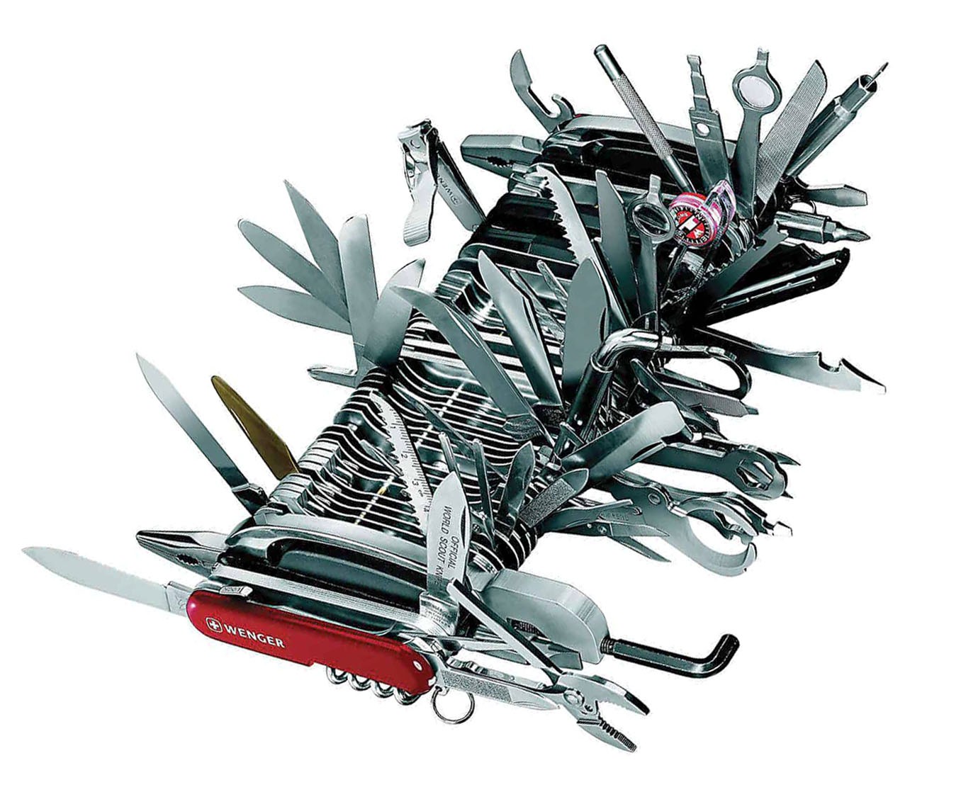 Wenger Largest Swiss Army Knife Army Military