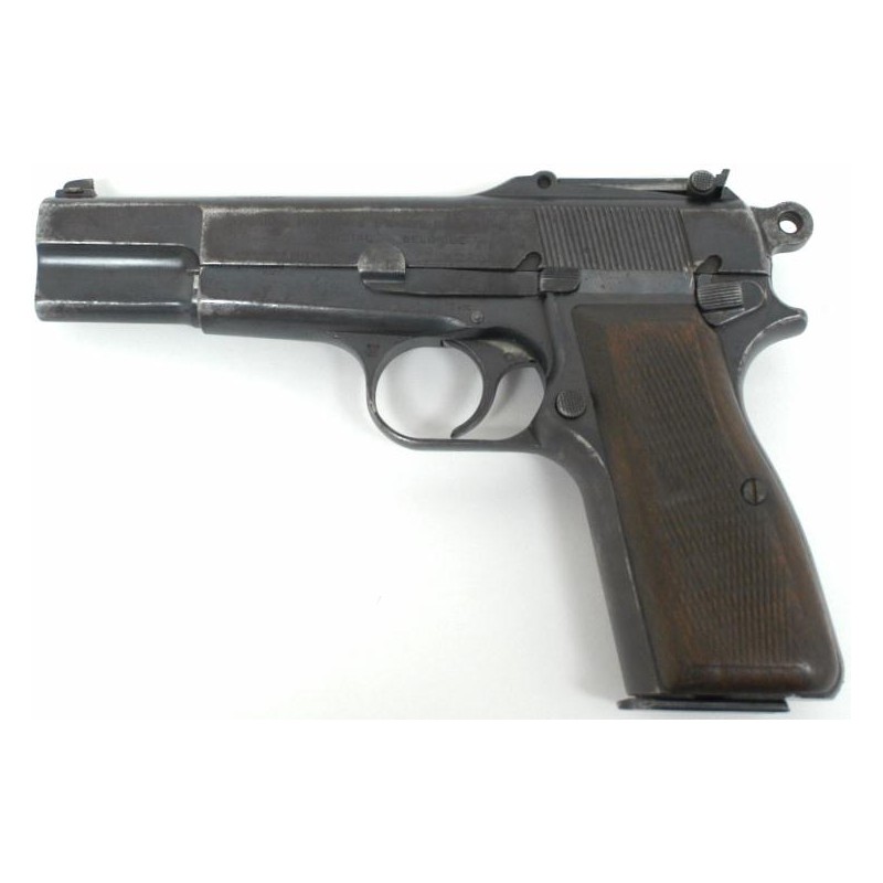 FN Hi Power Rare Paraguayan Army issue pistol with crest. (pr4098)