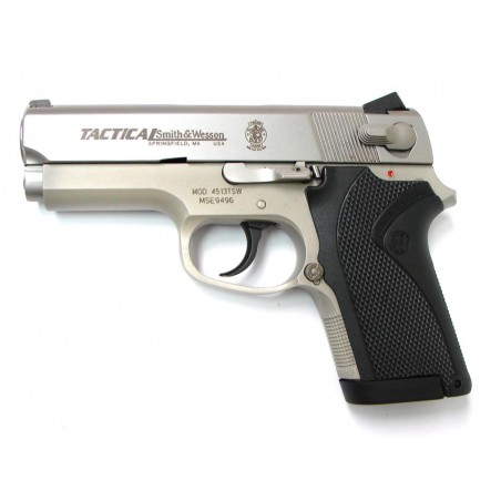 Smith & Wesson 4513 TSW .45 ACP caliber pistol. Compact tactical model ...