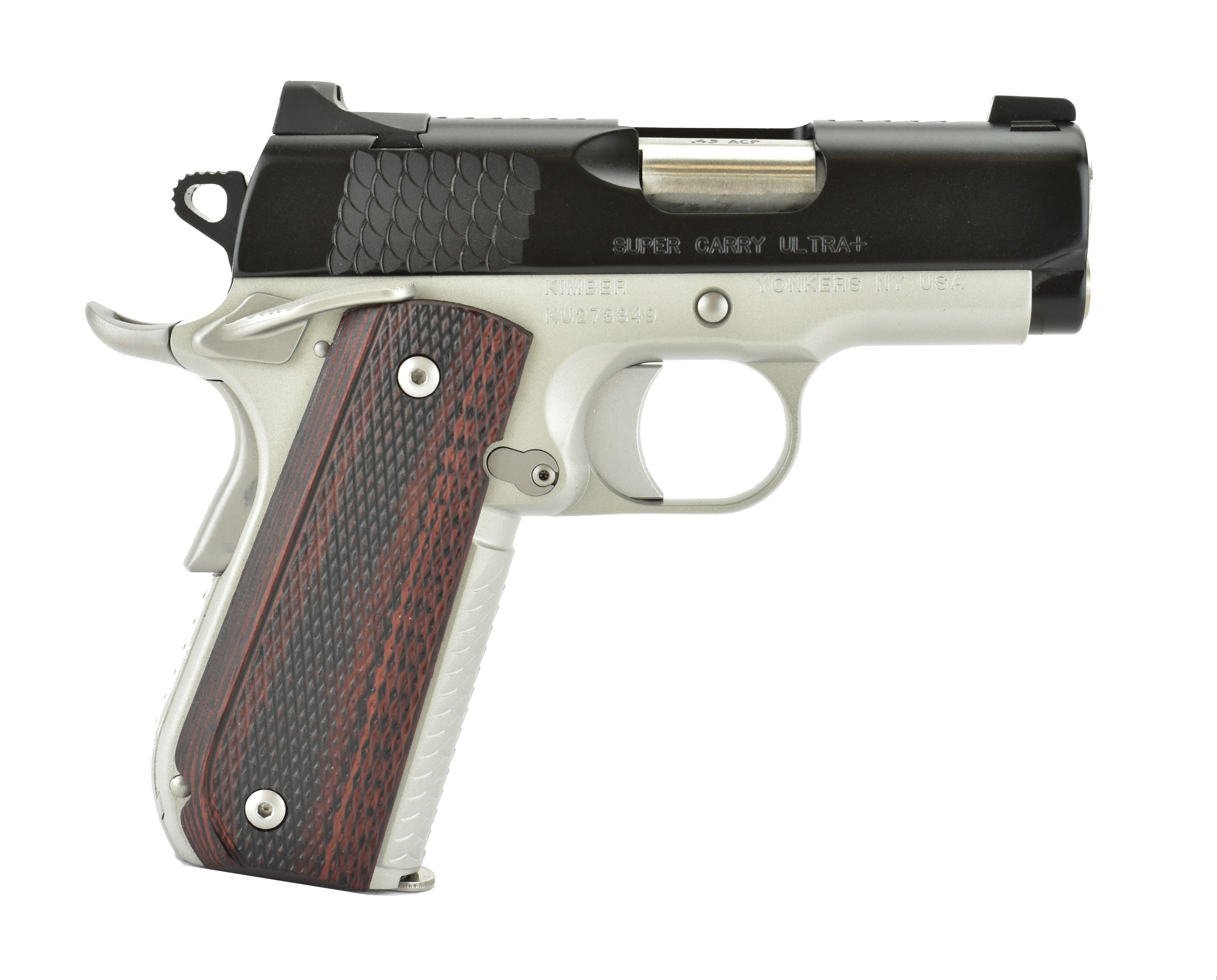 Kimber Super Carry Ultra+ .45 ACP caliber pistol for sale. New.