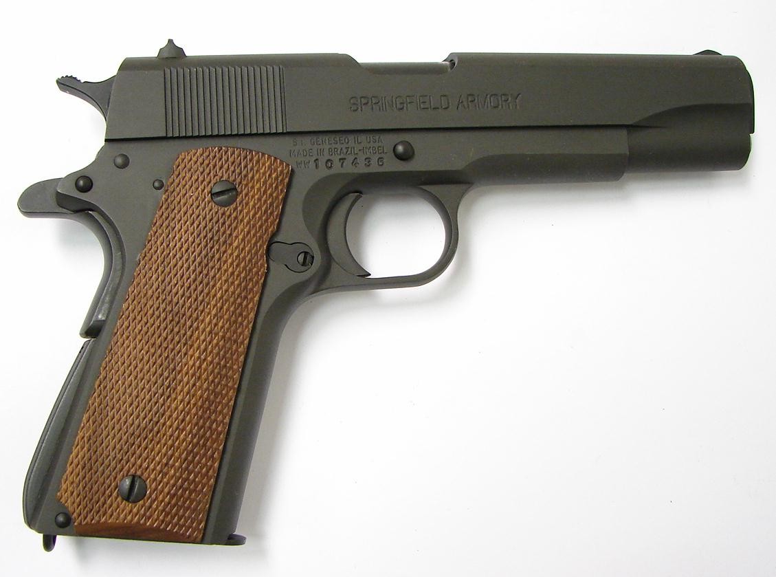 Imbel 1911 A1 45 Acp Caliber Pistol Gi Model With Parkerized Finish Springfield Armory Pr22512