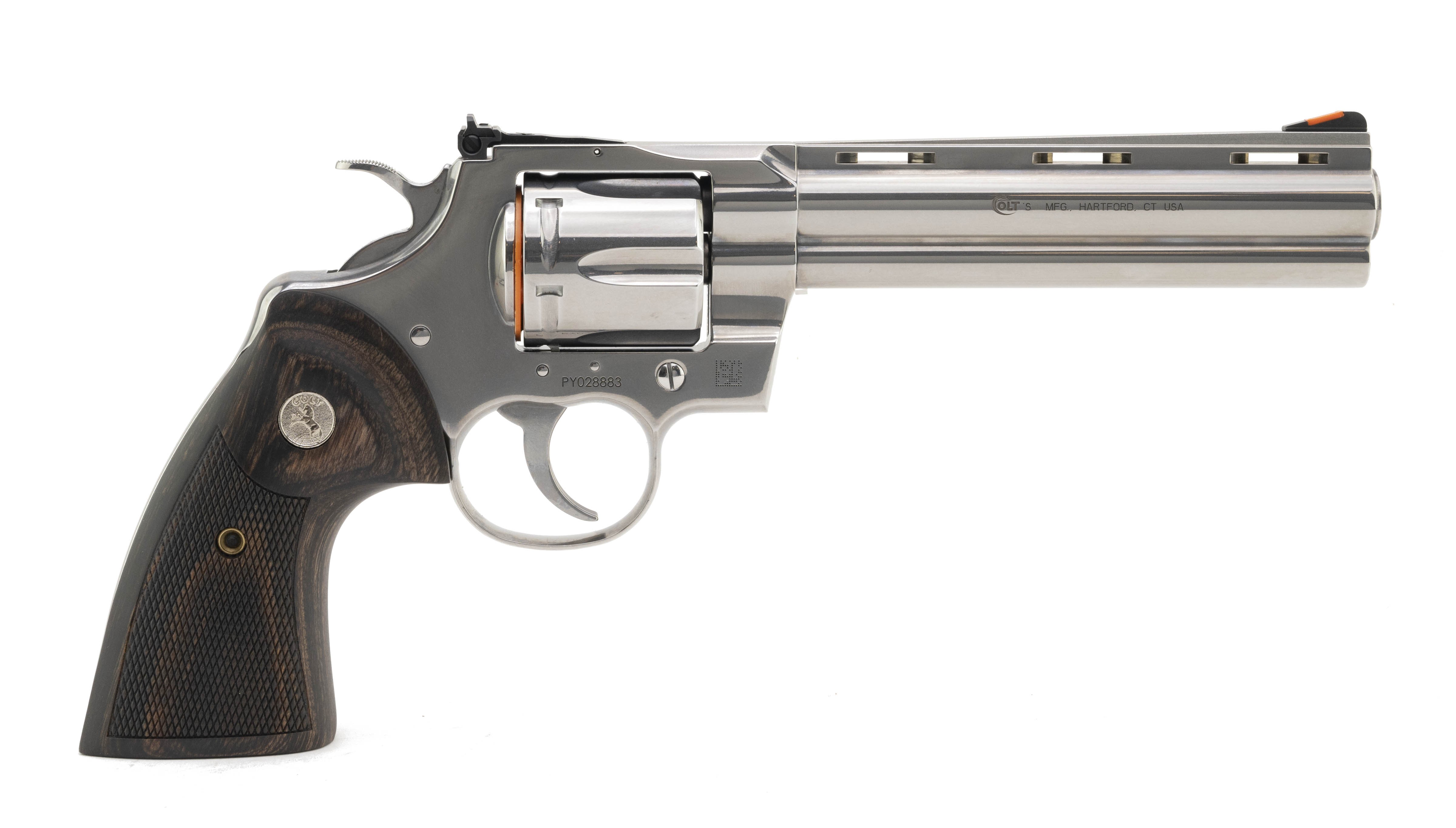 Colt Python 357Magnum caliber revolver for sale.