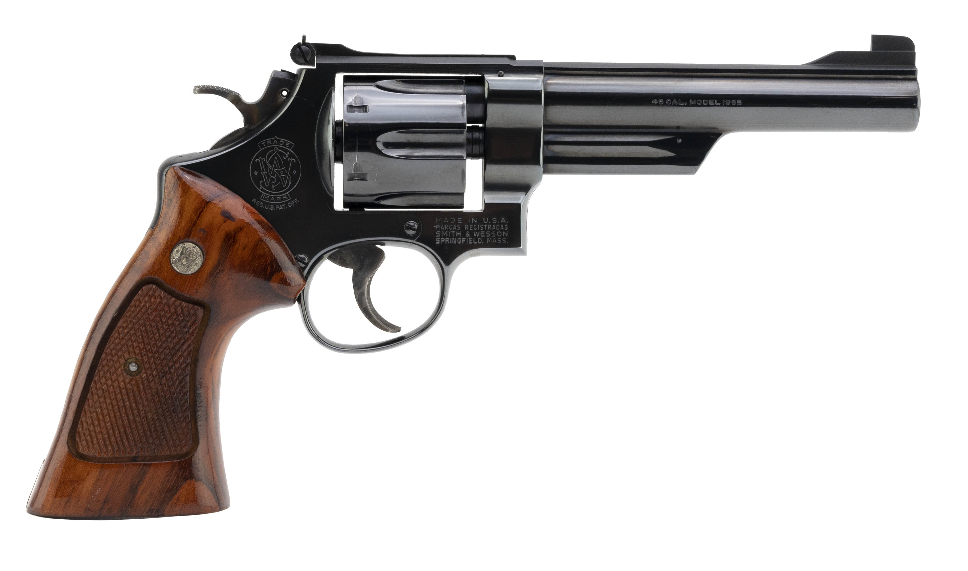 Smith & Wesson 252 .45 ACP caliber revolver for sale.