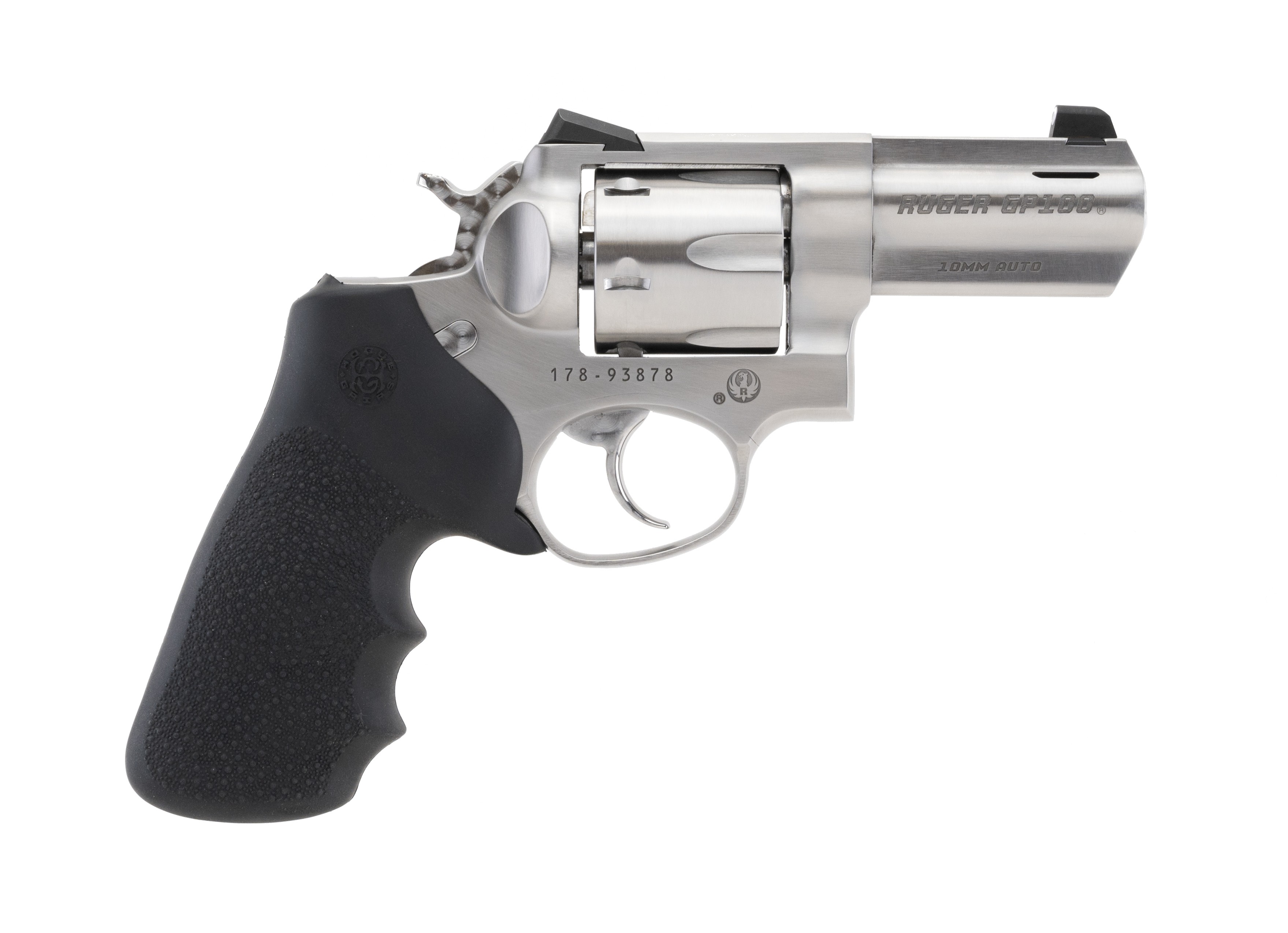 Custom Ruger GP100 10mm caliber revolver for sale.