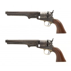 Pair of Inscribed Colt 1851...