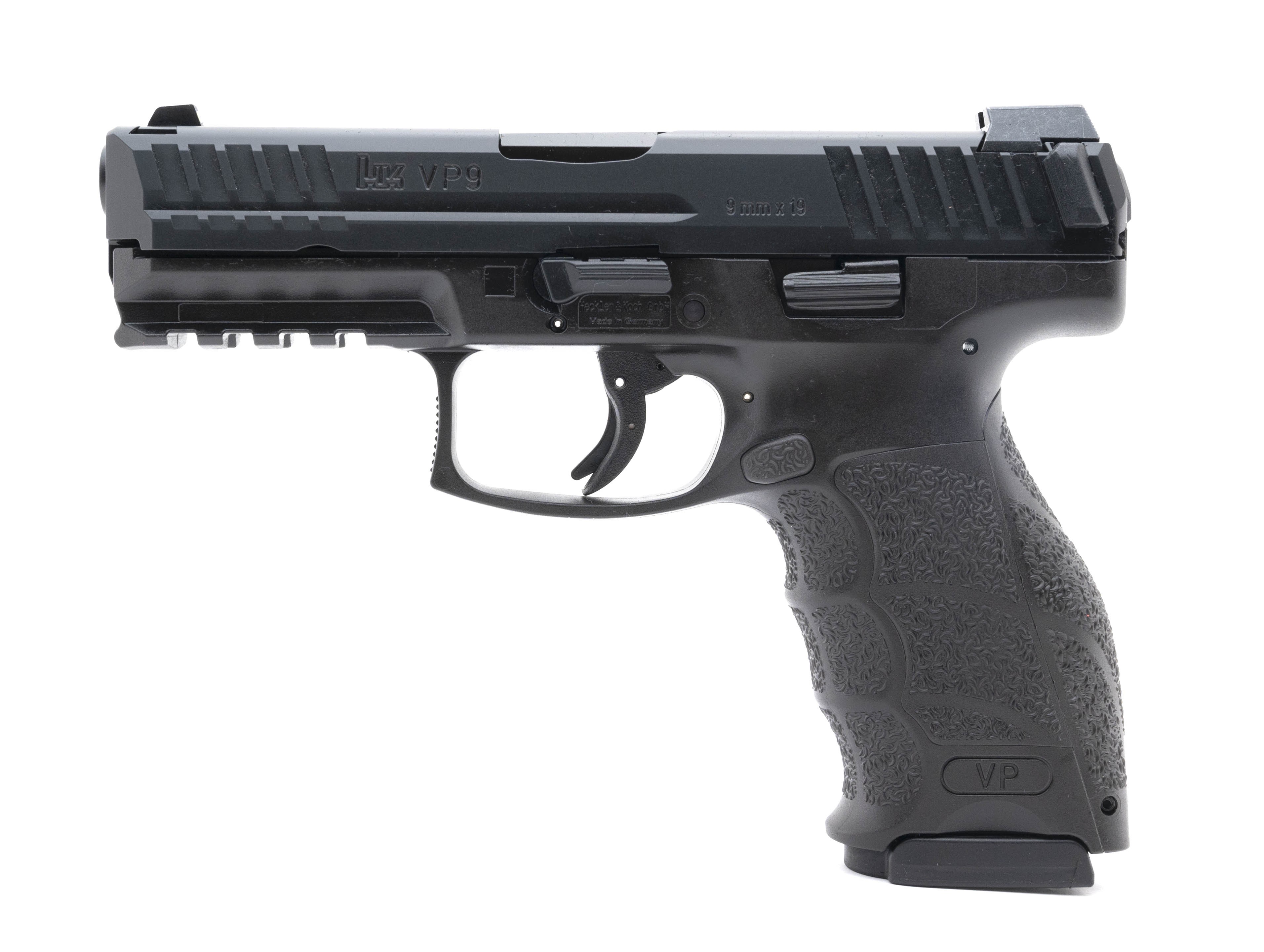 Heckler & Koch VP9-B 9mm caliber pistol for sale.