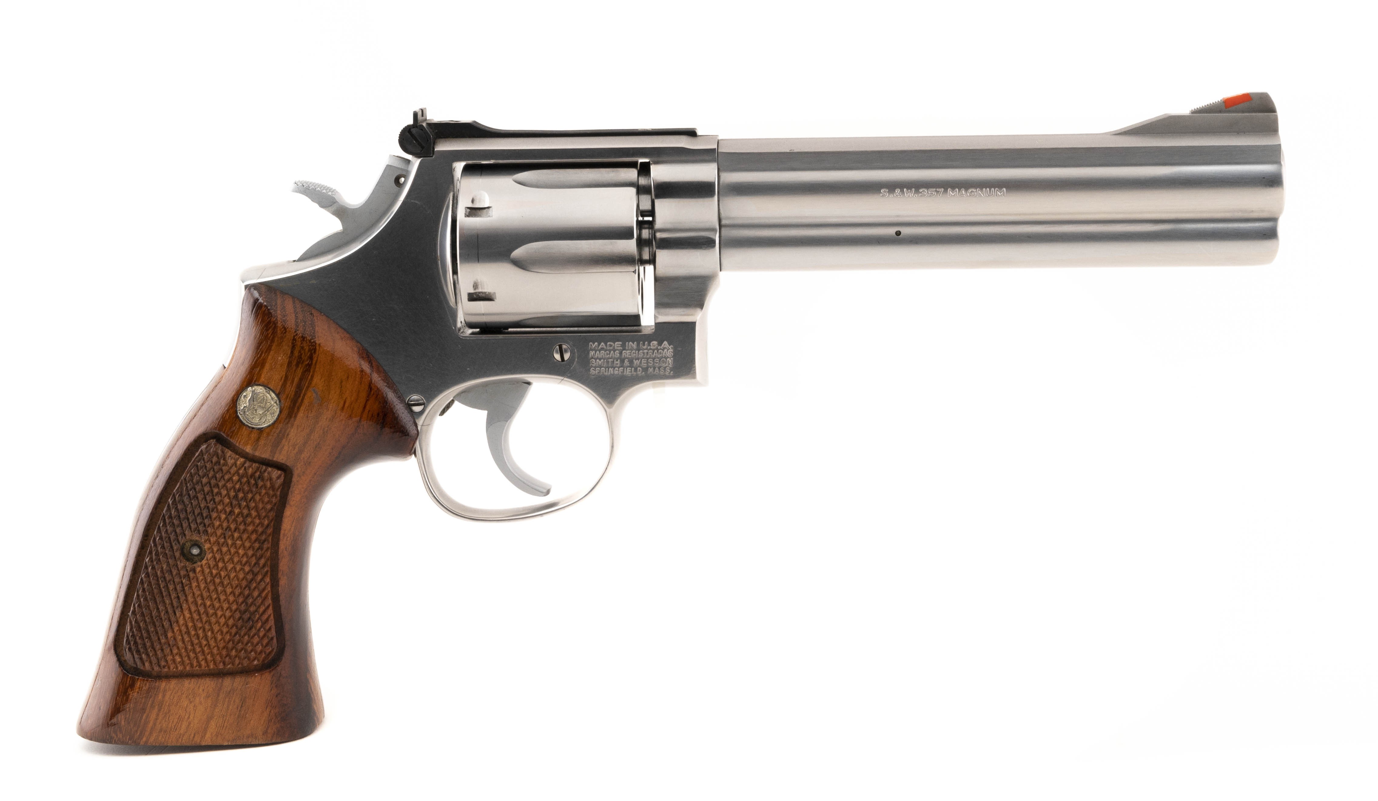 Smith & Wesson 686 .357 Magnum caliber revolver for sale.