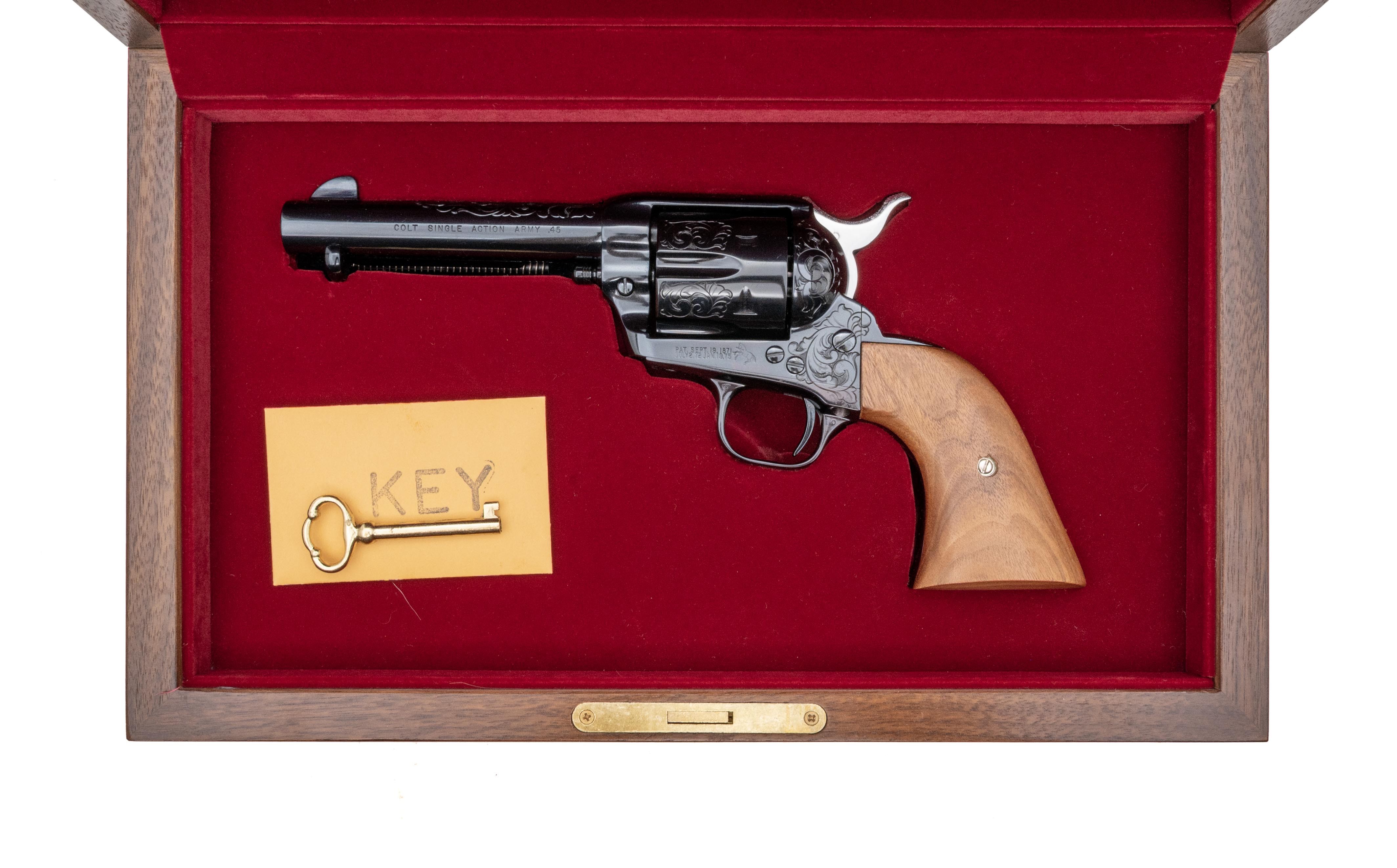 Colt Single Action Army 3rd Gen Factory Engraved .45 ACP (C19217)