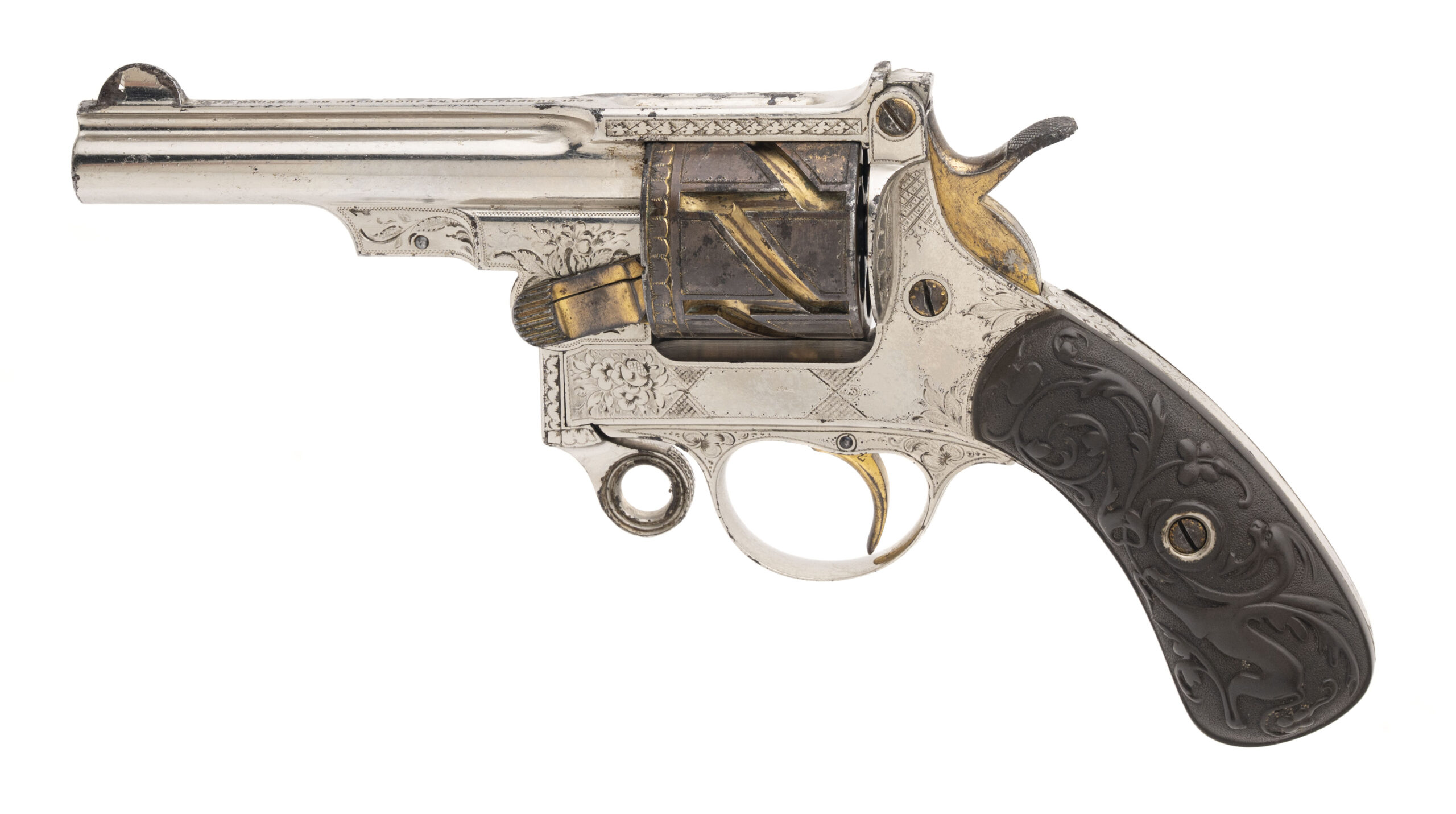 Very Rare Engraved Mauser Model 1878 "Zig-Zag" Revolver (AH5916)