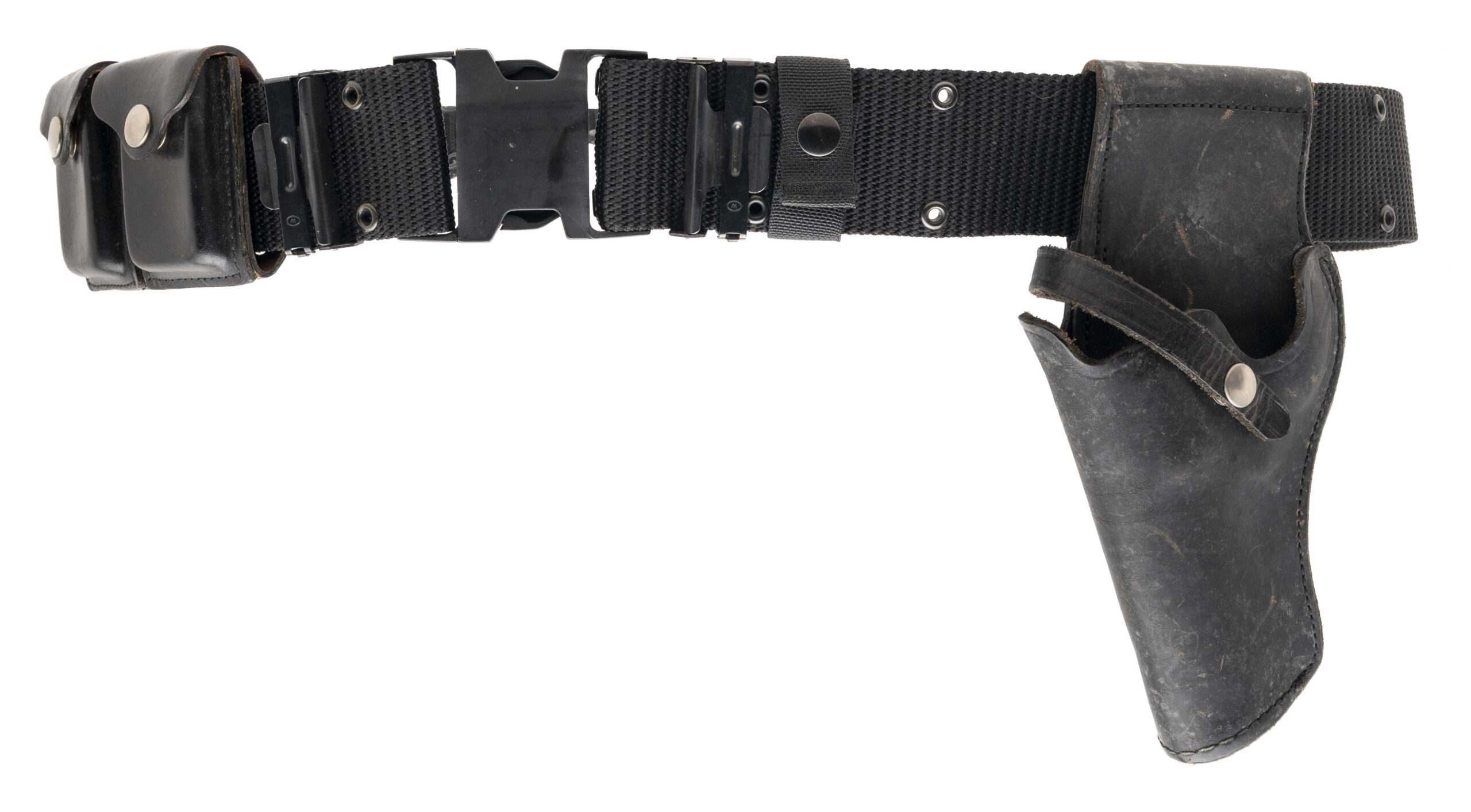 USGI ALICE type pistol belt with leather holster (MIS3310)