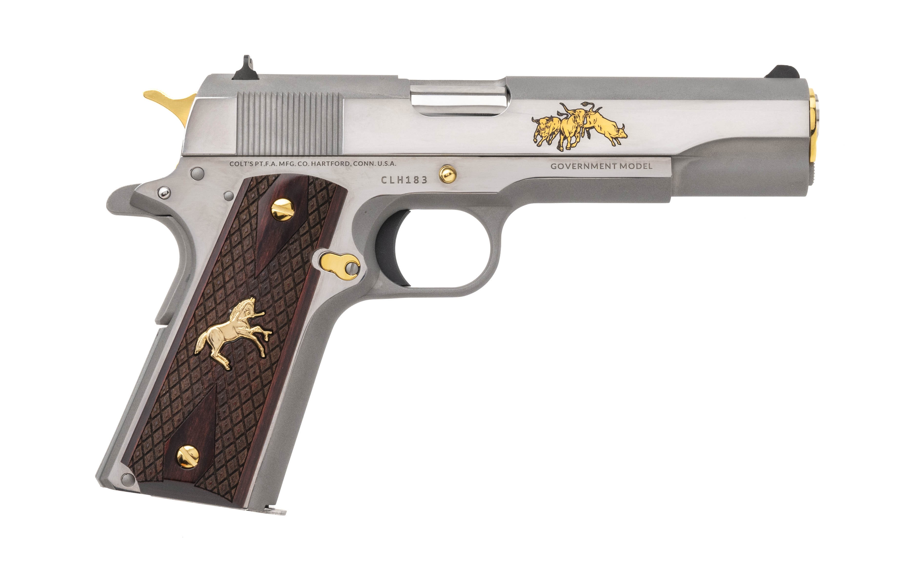 (SN: CLH027) Talo Colt Longhorn Pistol .45 ACP (NGZ4647) NEW