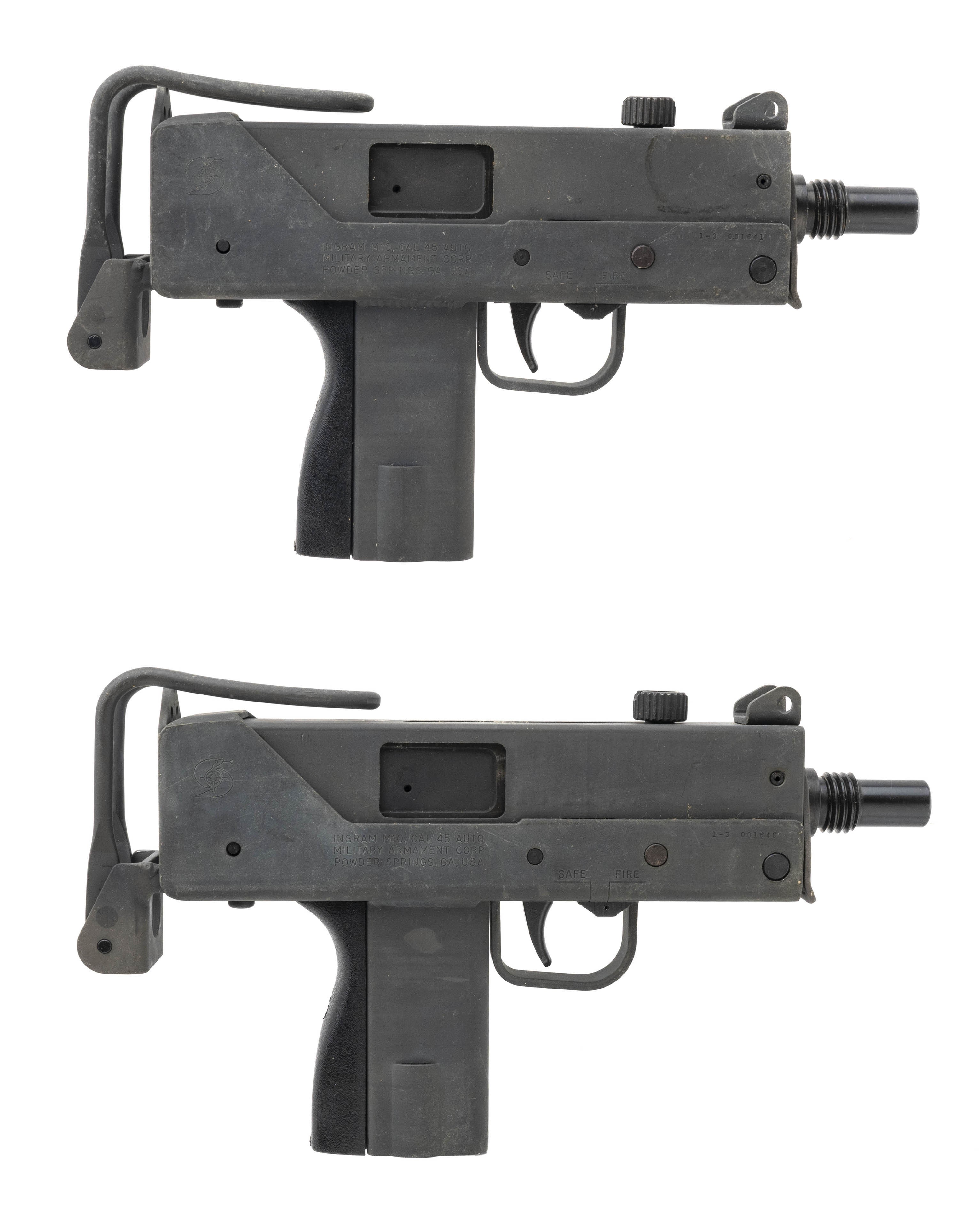 Consecutive Pair of Ingram MAC-10 Submachine Guns .45 ACP (PR69902)