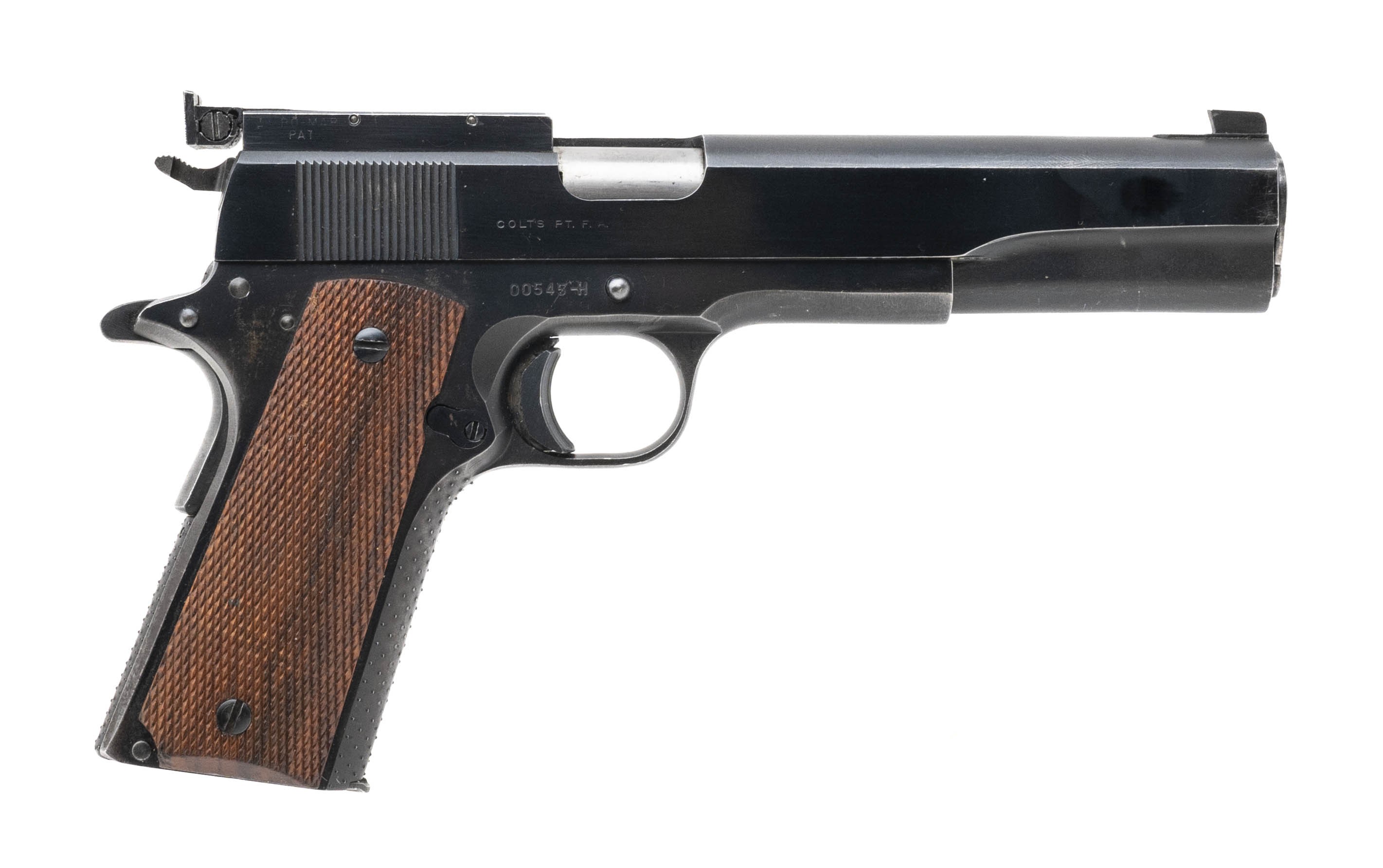 Clark Custom 1911 Long Slide .38 Wadcutter (PR69502) - Collector’s Firearms