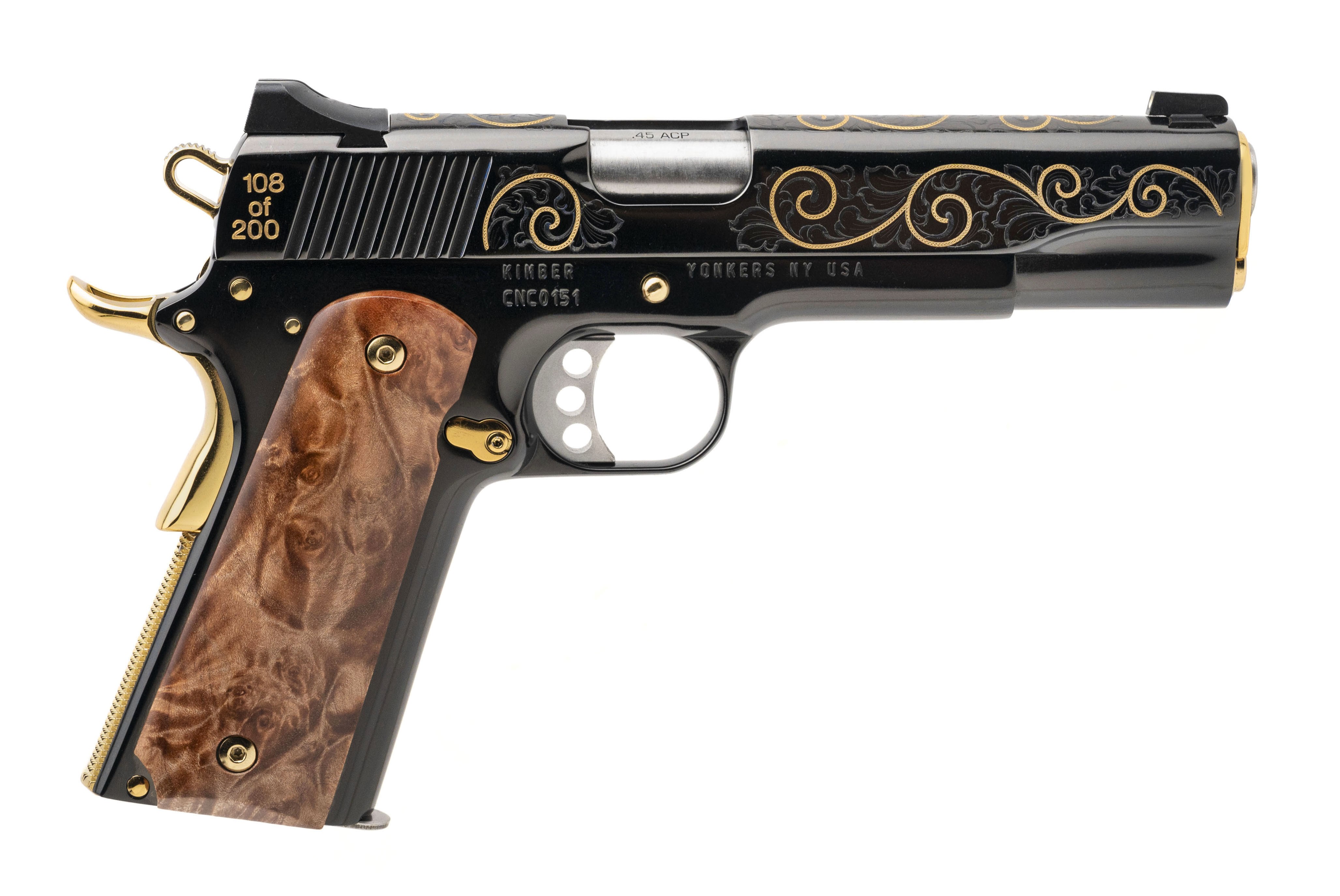 (SN: CNC0151) Custom & Collectable Kimber K1911 Black Deluxe Pistol .45 ACP (NGZ5103) New