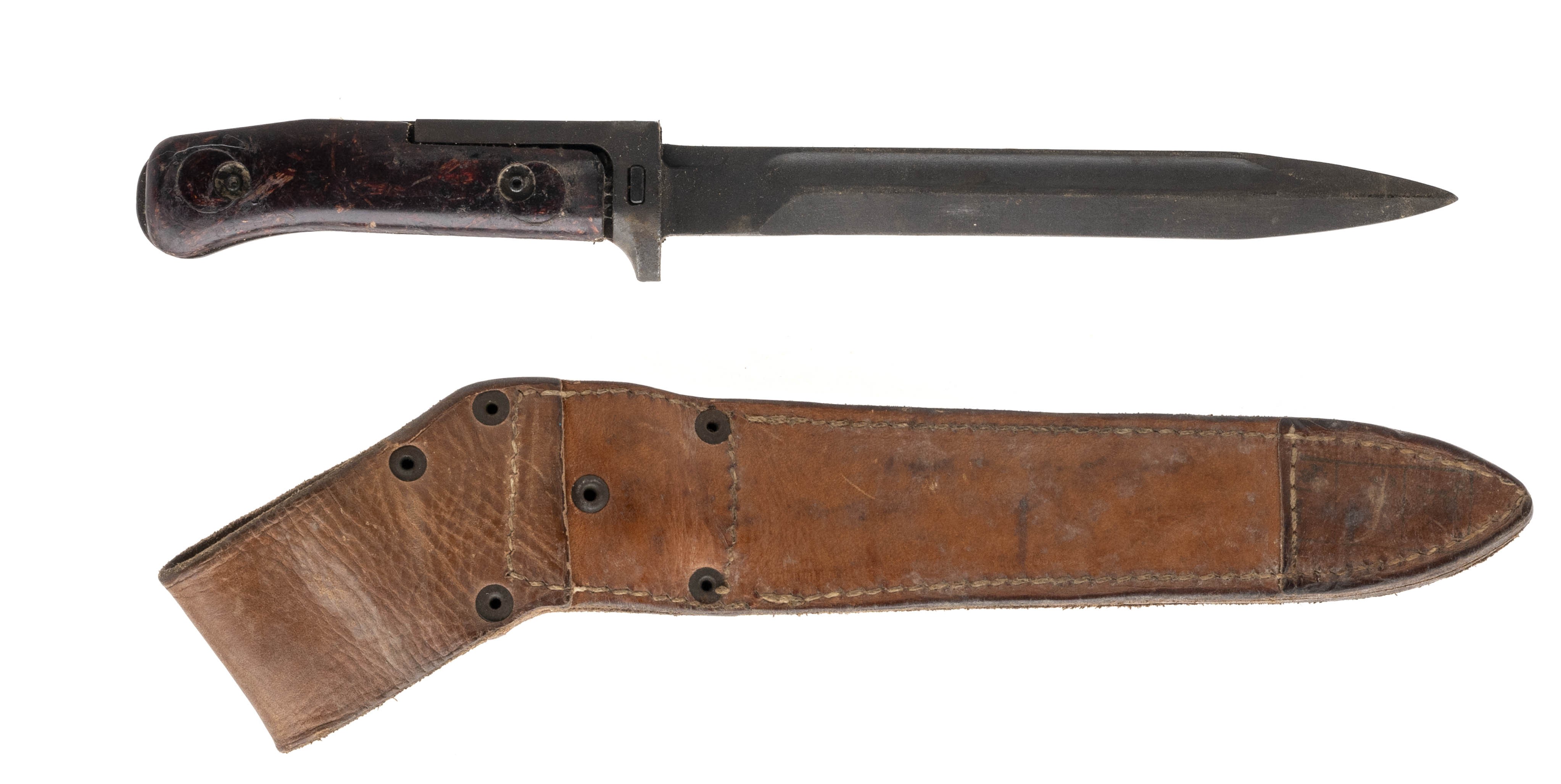 Czech Vz.58 bayonet with leather sheath (MEW4059) Consignment