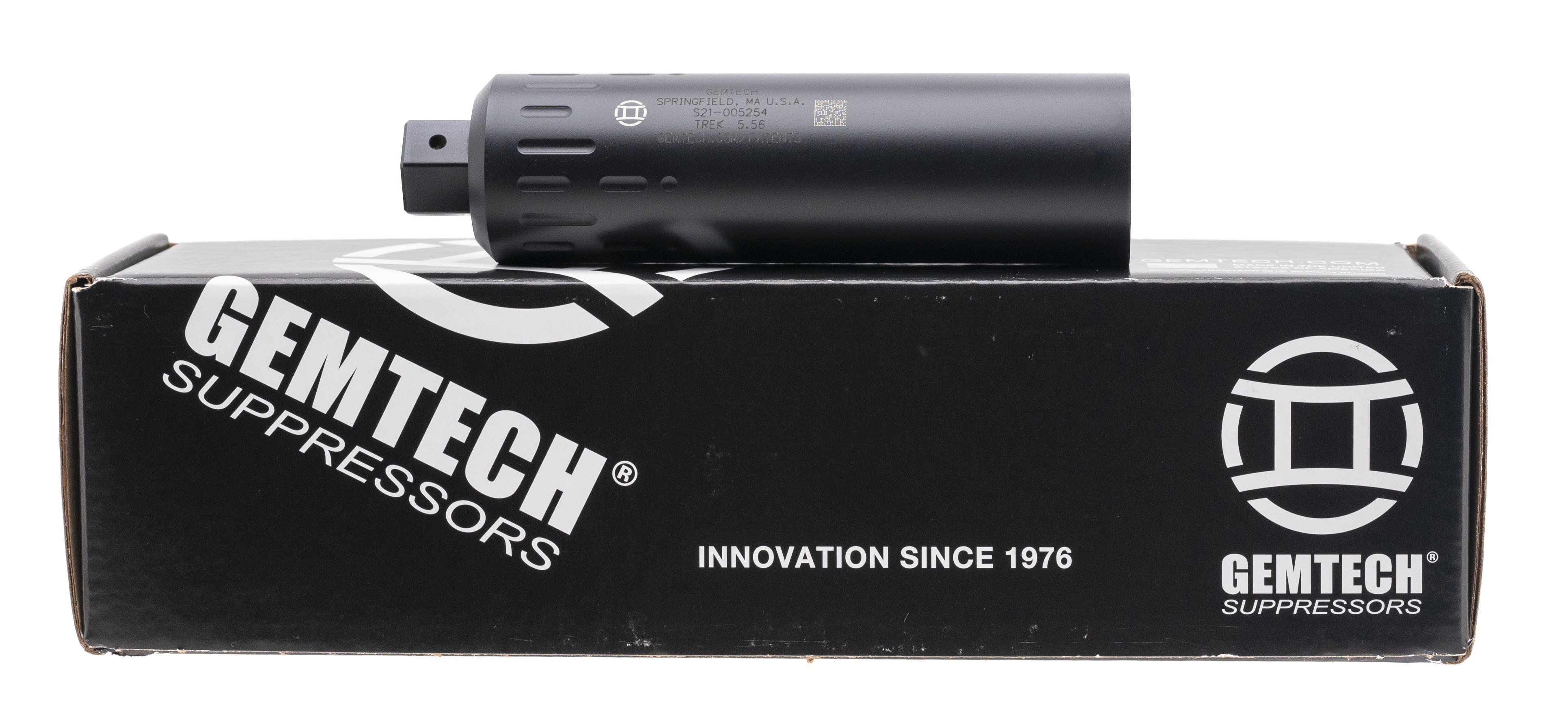 (SN: S21-005254) GemTech Series Trek-II Suppressor 5.56mm (NGZ4803) New ...