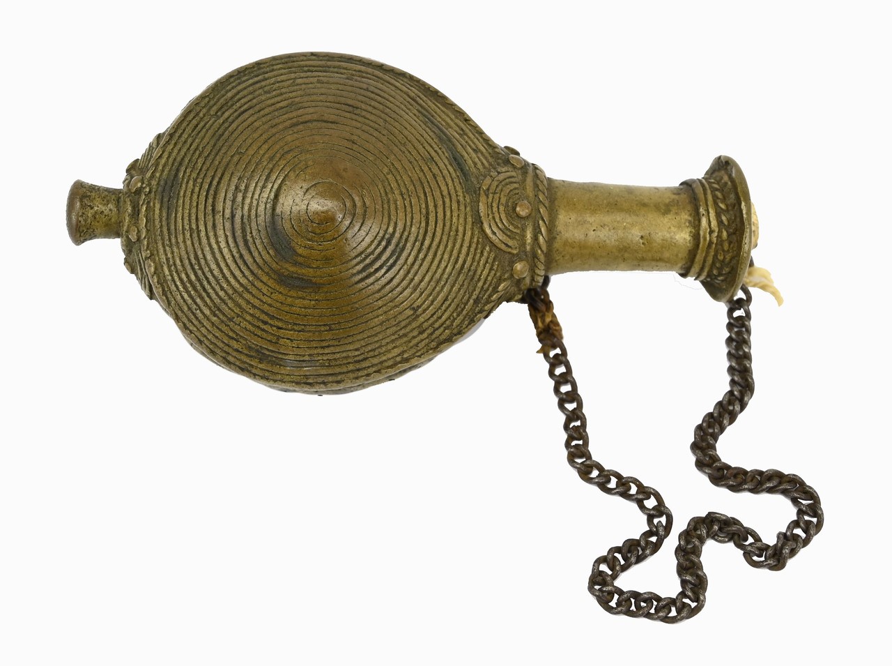 Bronze N. African Priming Flask (MIS1290)