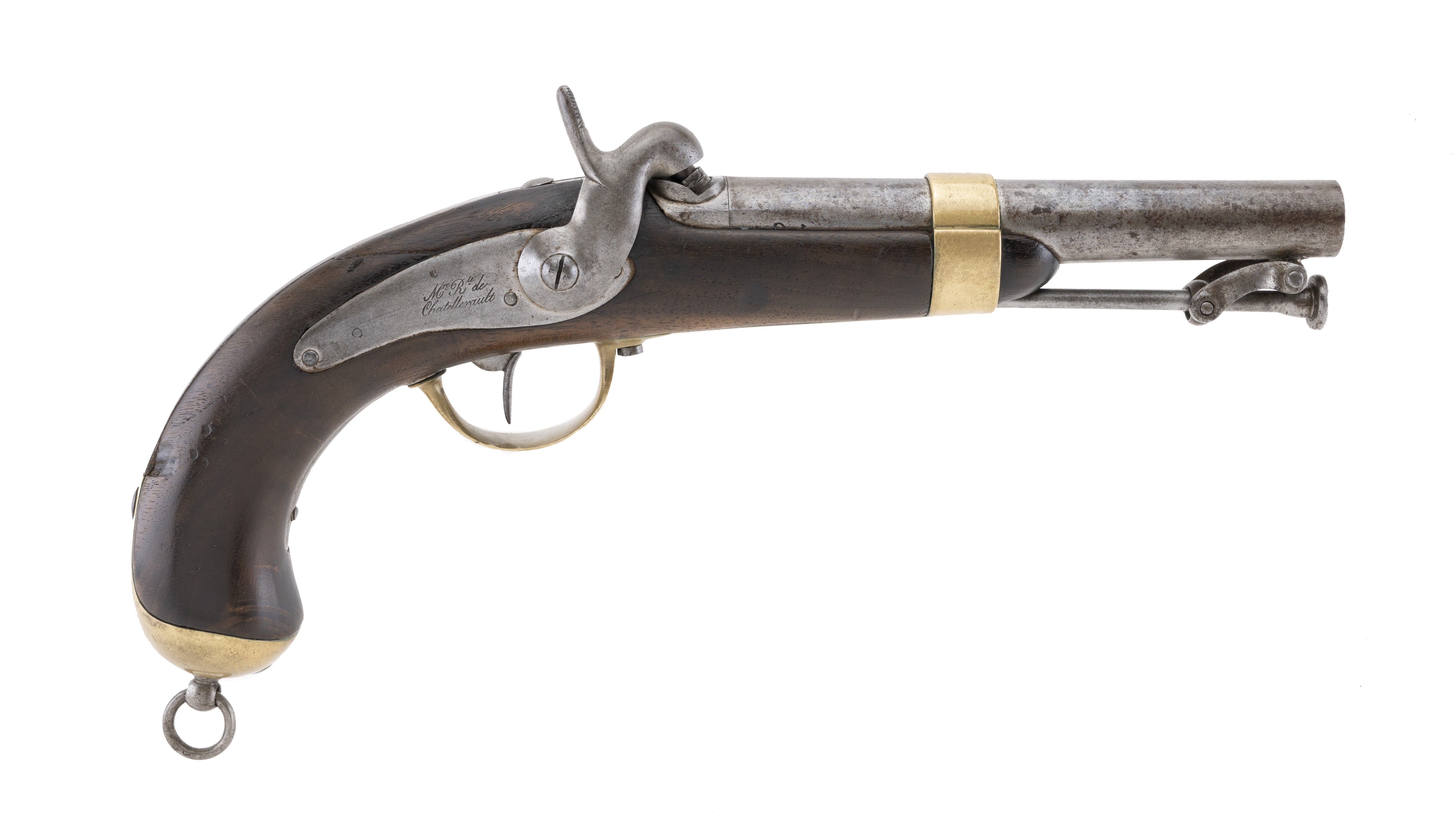 French Naval and Marine Model 1837 Percussion Pistol .60 Cal (AH6403)