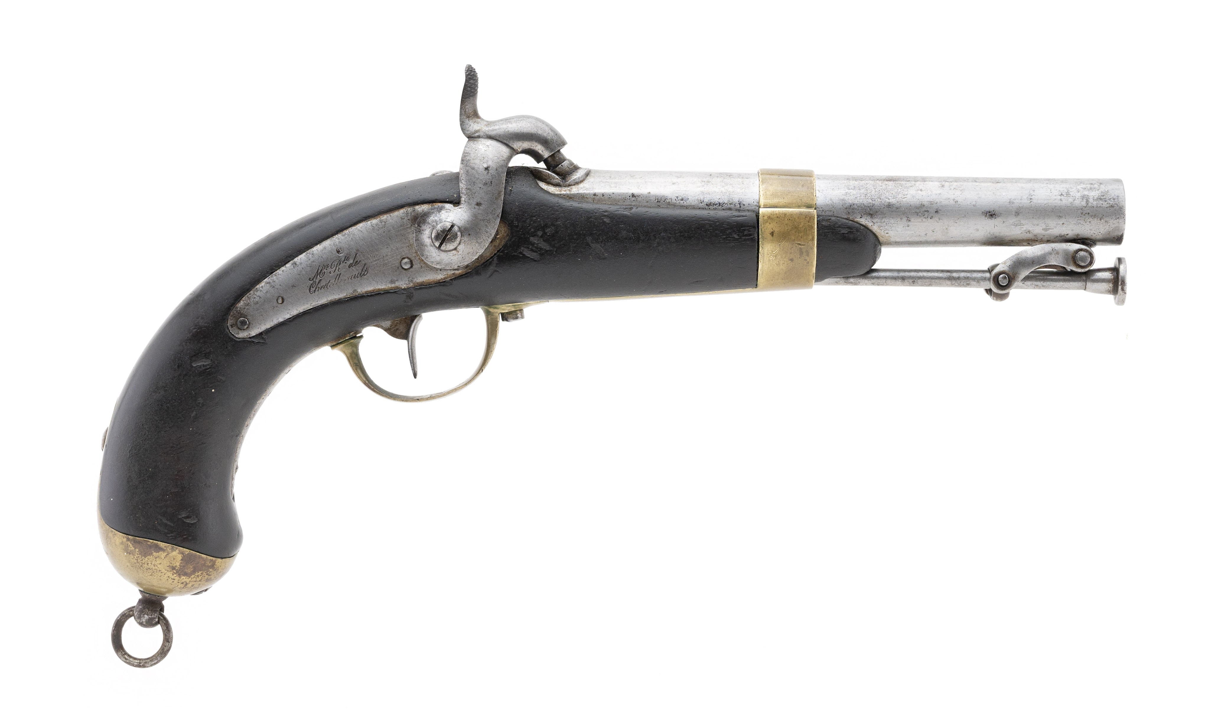 French Model 1837 Navy and Marine Percussion Pistol .60 Caliber (AH6461)