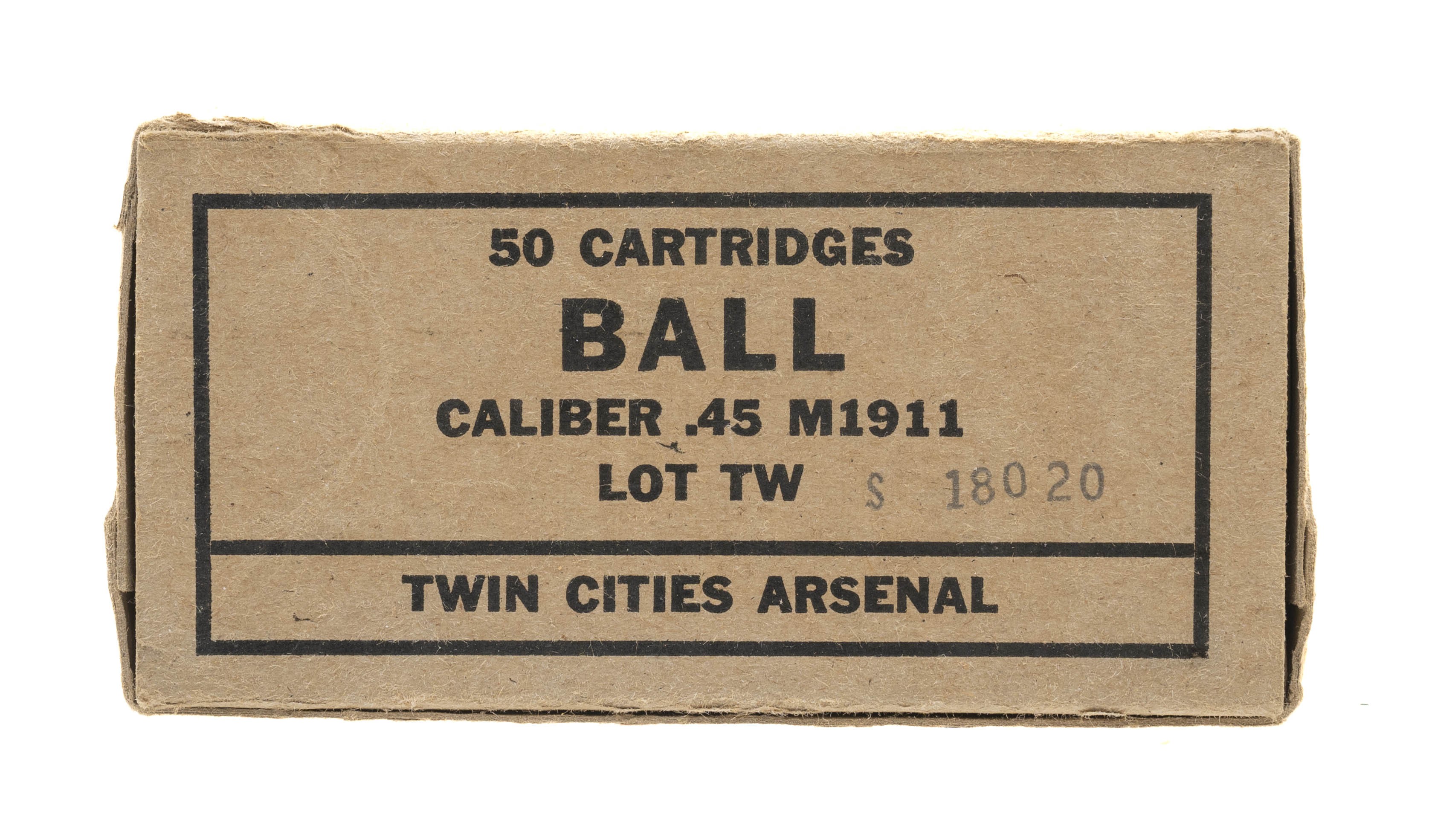 US Military 45ACP 50rd Box Ball Ammo (AM159)