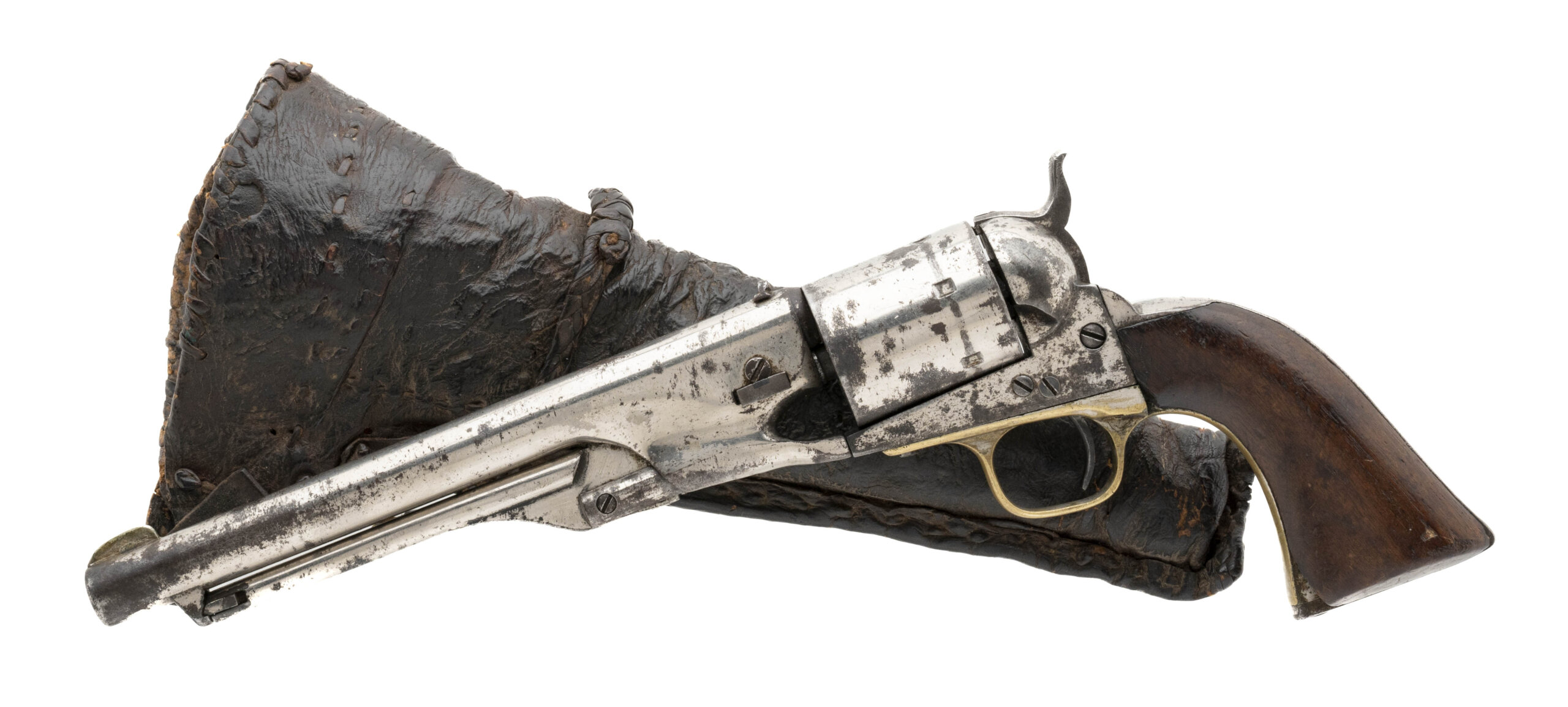 Colt 1860 Army Long Cylinder Conversion W/Holster (AC1198) - Collector ...