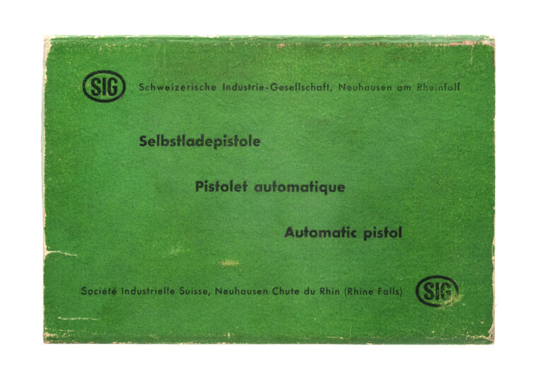 Sig P210 Factory Green Box