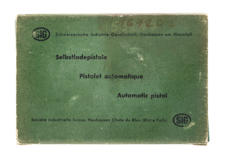 Sig P210 Factory Green Box