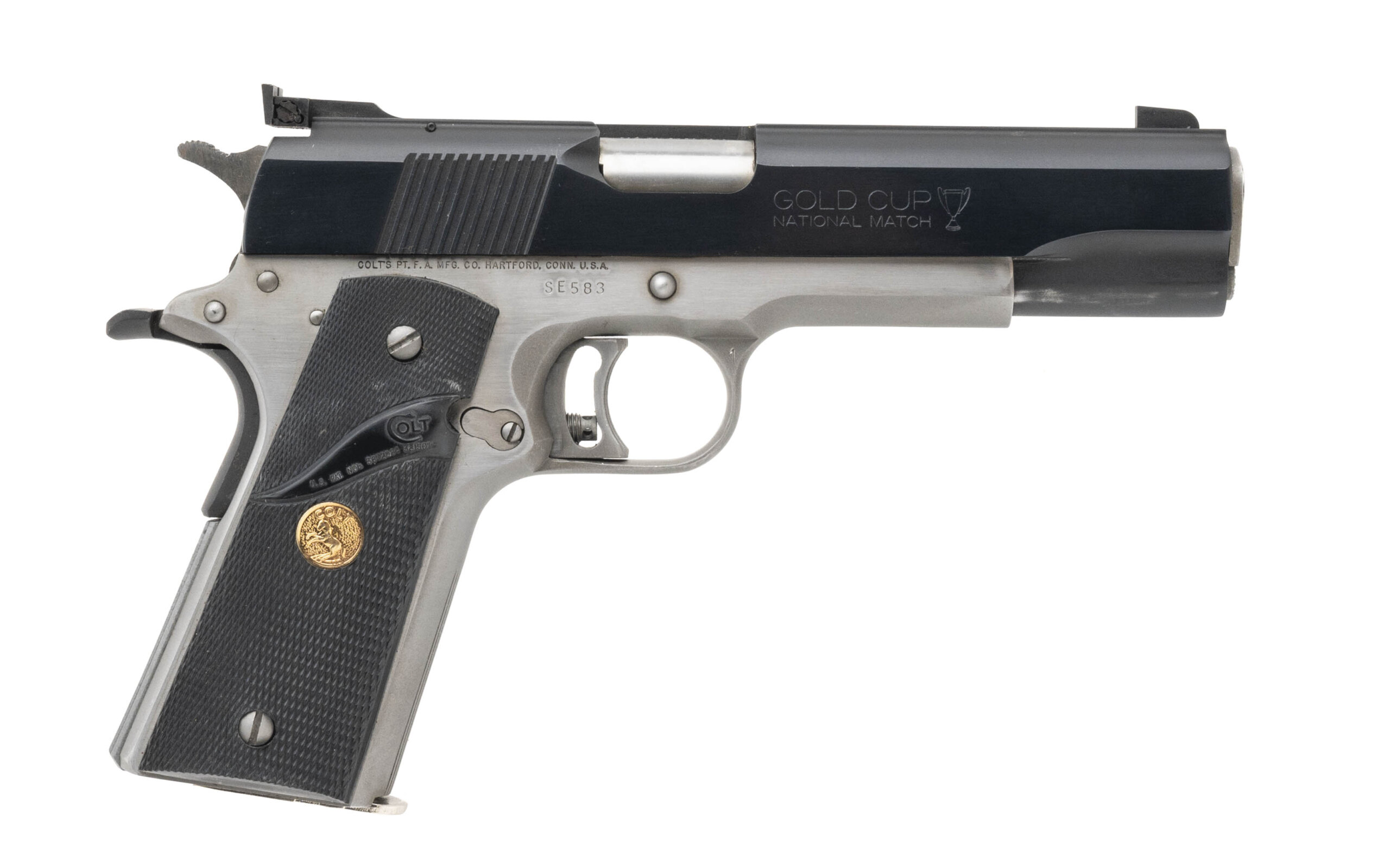 Colt Super Elite Gold Cup Pistol .38 Super (C20419)