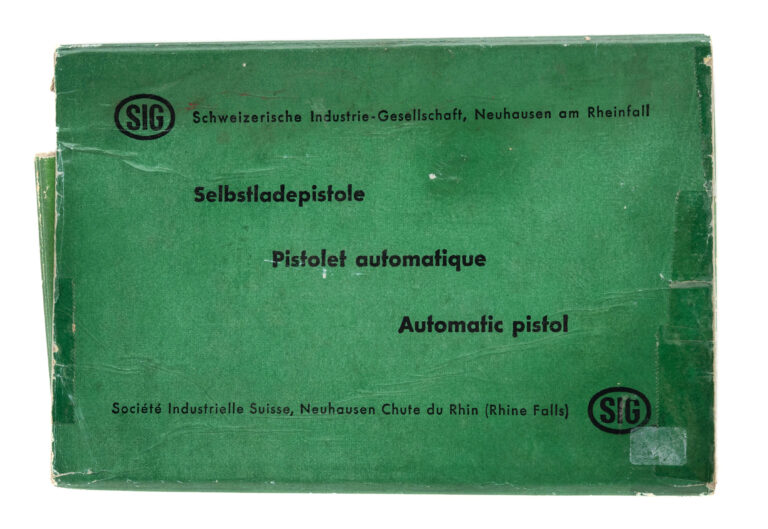Sig P210 Factory Green Box