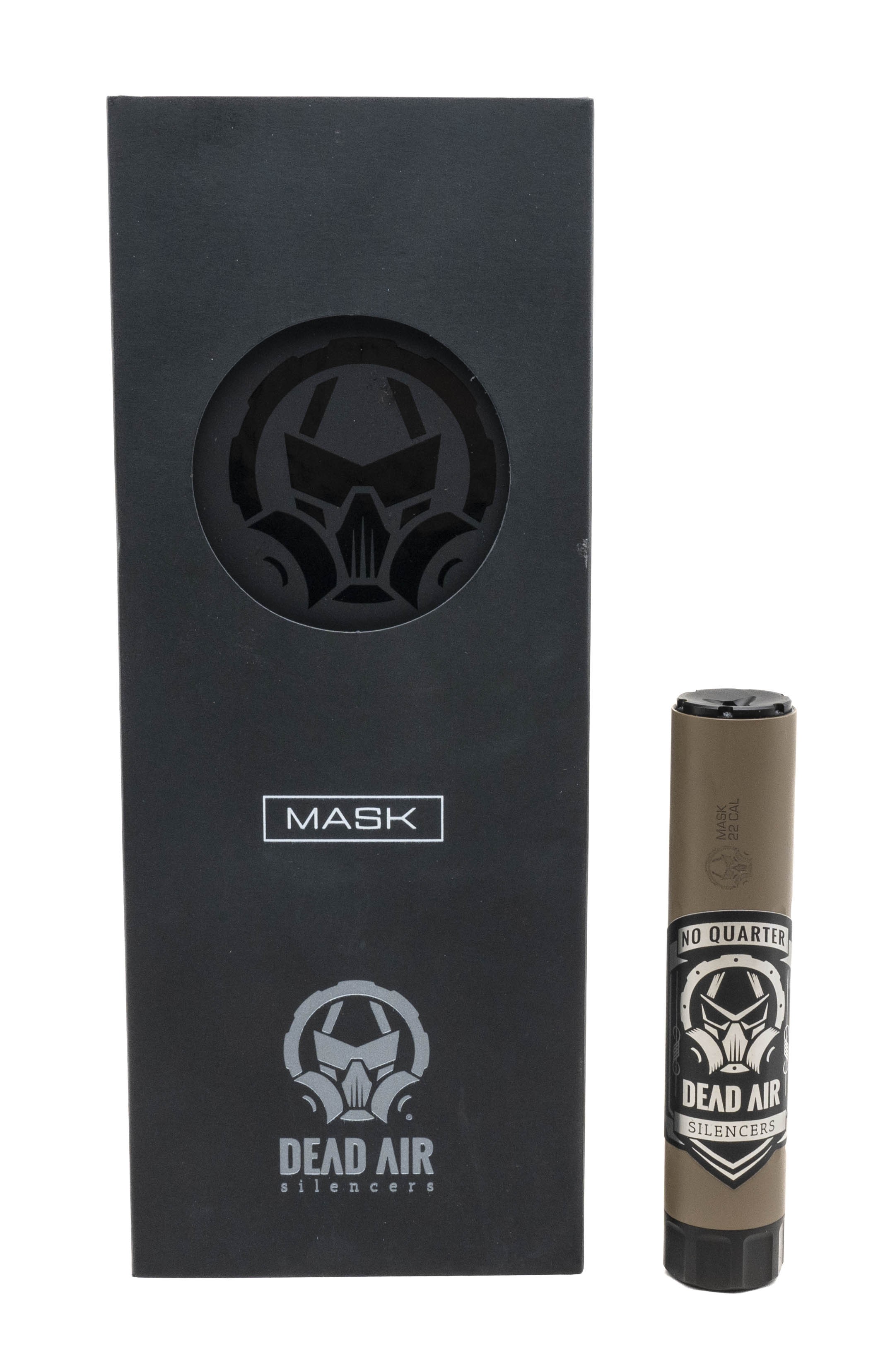 (SN: MSK-327058) Dead Air Mask HD FDE Silencer .22 LR Suppressor (NGZ4899) NEW