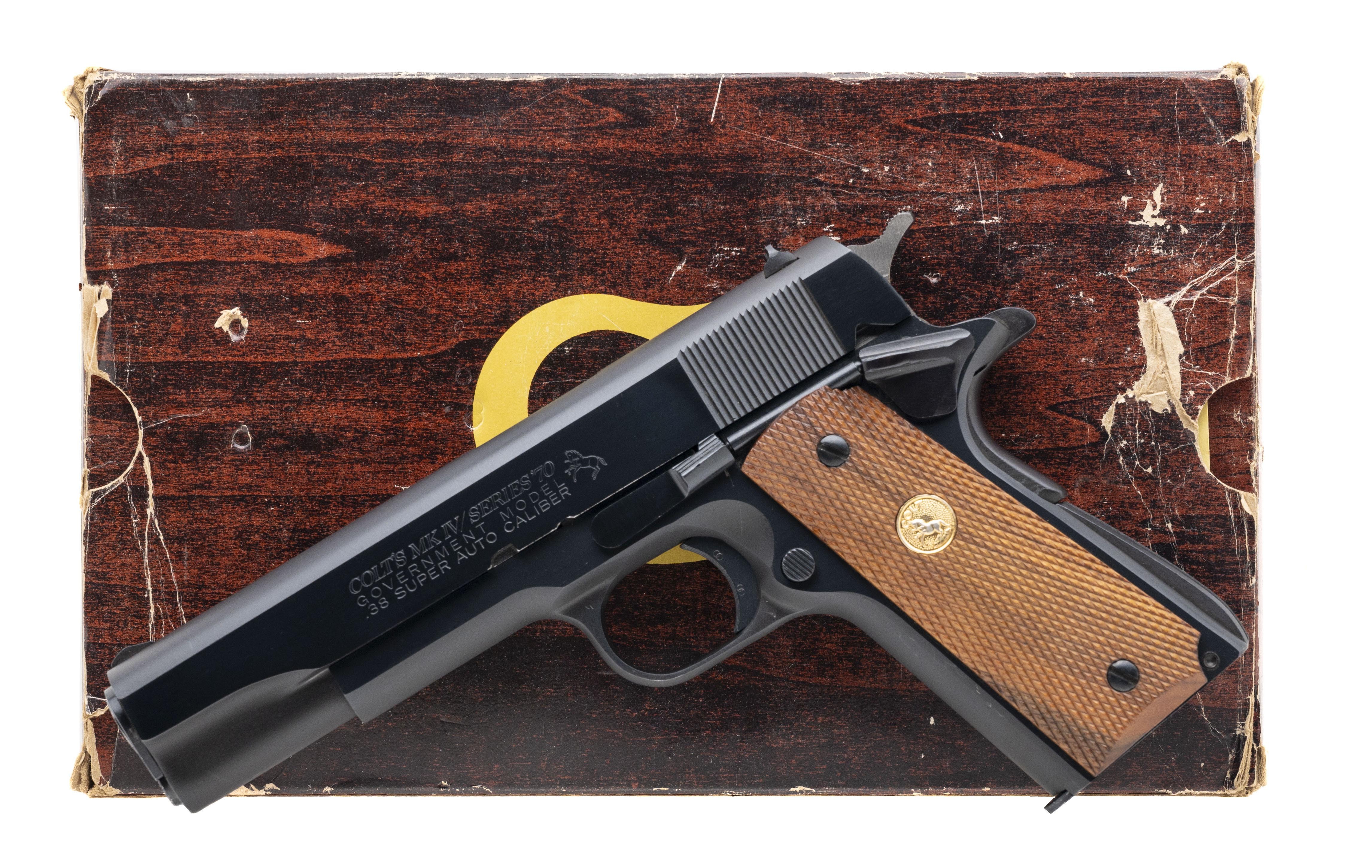Colt Government Series 70 Pistol .38 Super (C20345) - Collectors