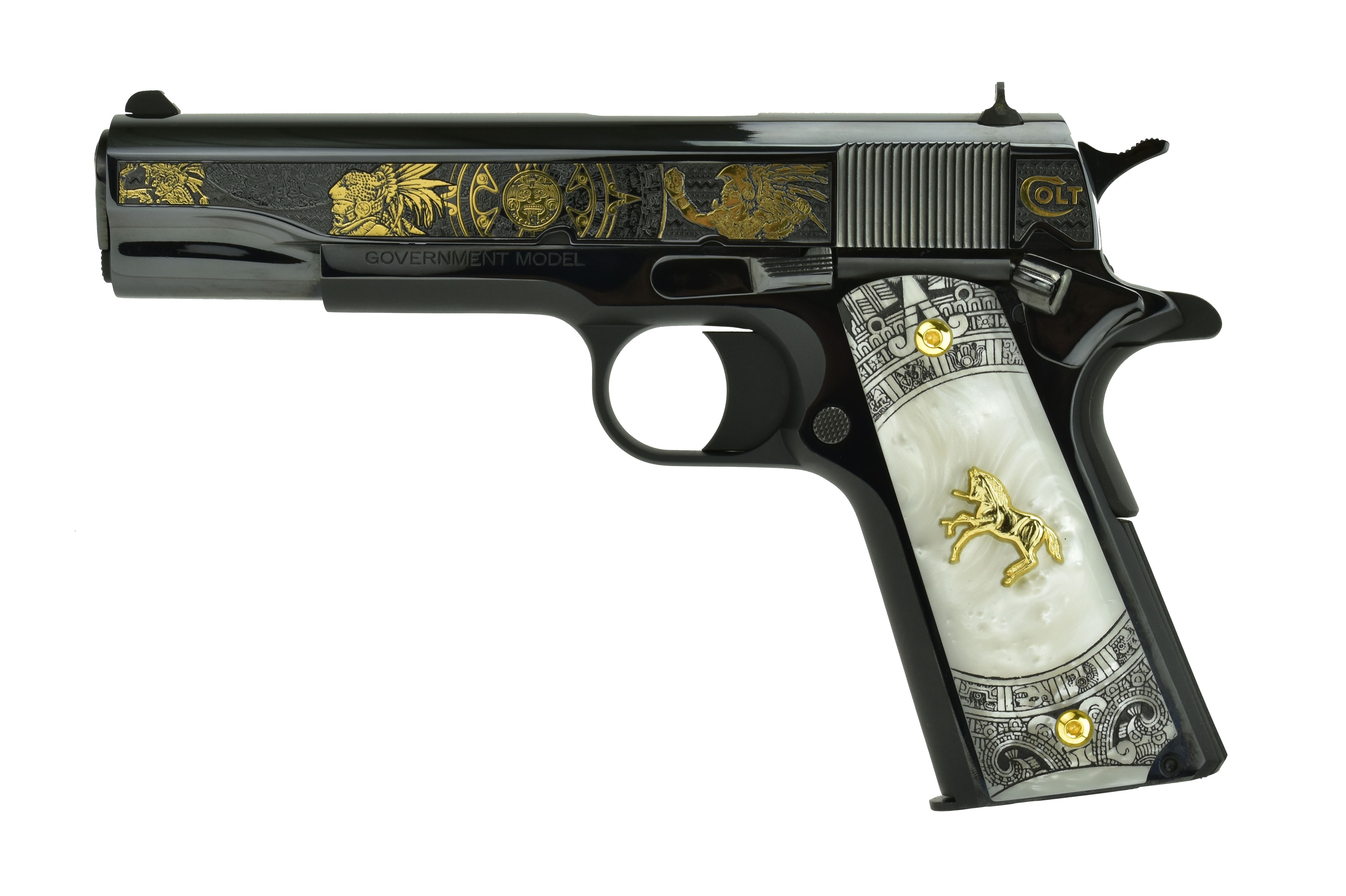 COLT GOVERNMENT ＋　NIGHT WORRIOR Tokyo Marui Night Warrior Gas Blowback Pistol: Tactical