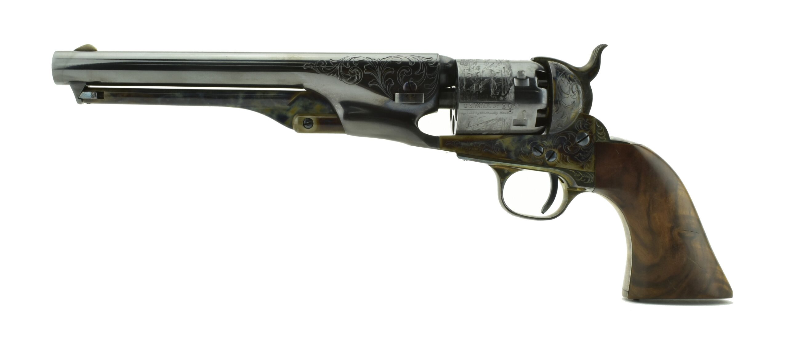 Rare US Firearms Factory Engraved 1861 Navy (BP318)