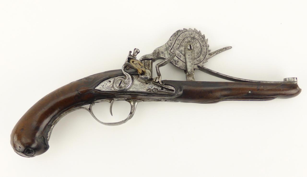 Italian powder tester made from an original flintlock pistol  (AH3479)