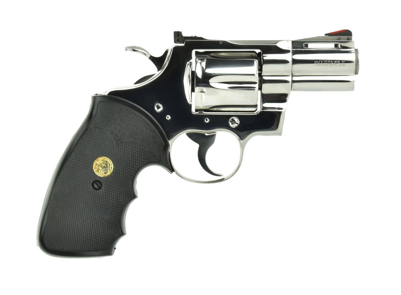 Rare Colt Python 2.5” Bright Stainless .357 Magnum Revolver