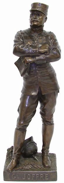 Gen. Joseph Joffre, Marshal  Bronze Statue (CUR267)