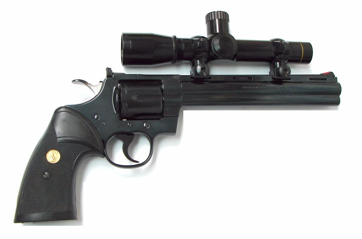 Colt Python Hunter .357 Mag caliber revolver. Rare Hunter model with 8 ...