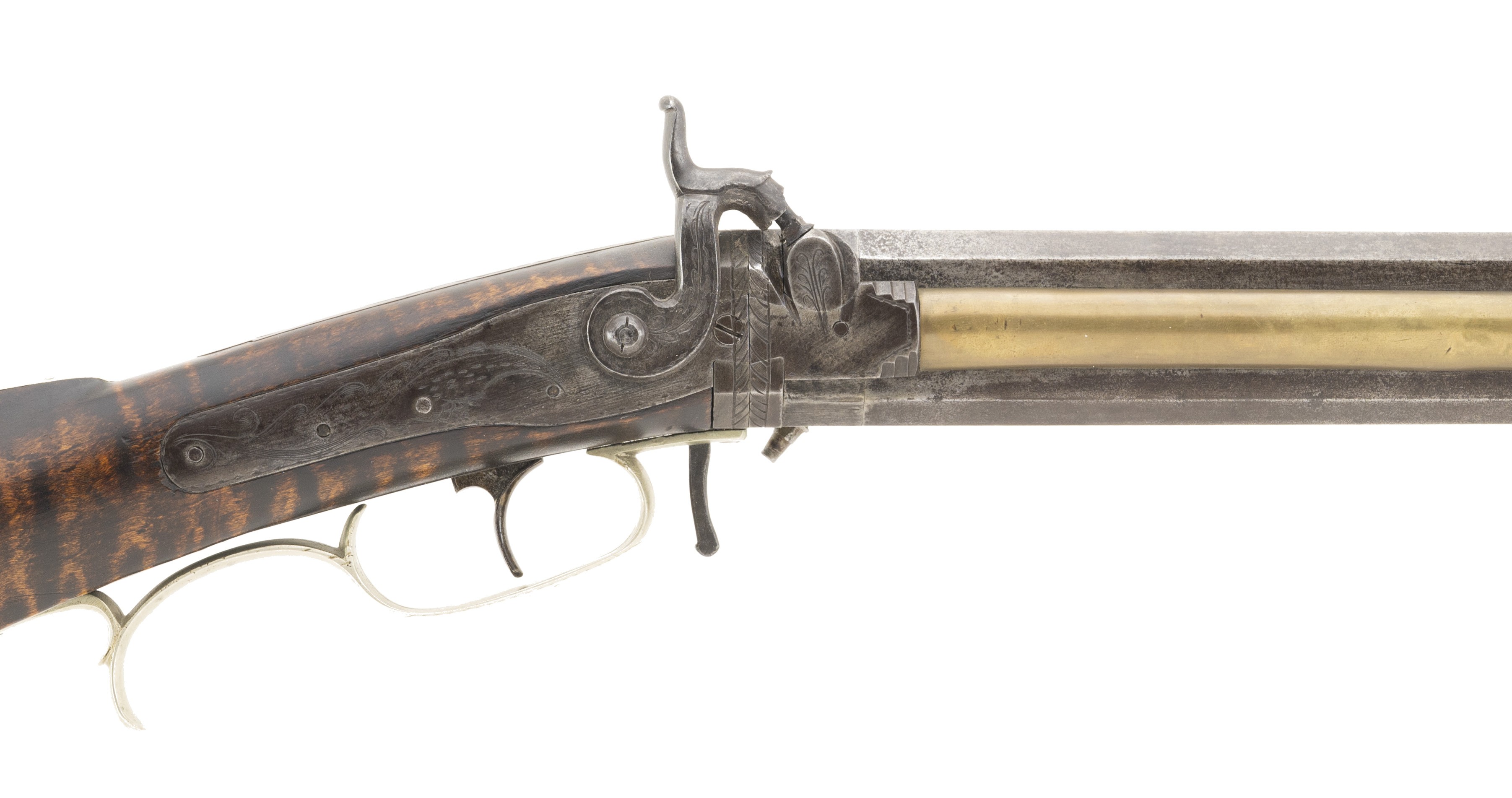 Swivel Breech Kentucky Percussion Double Rifle (AL5796) - Collectors ...