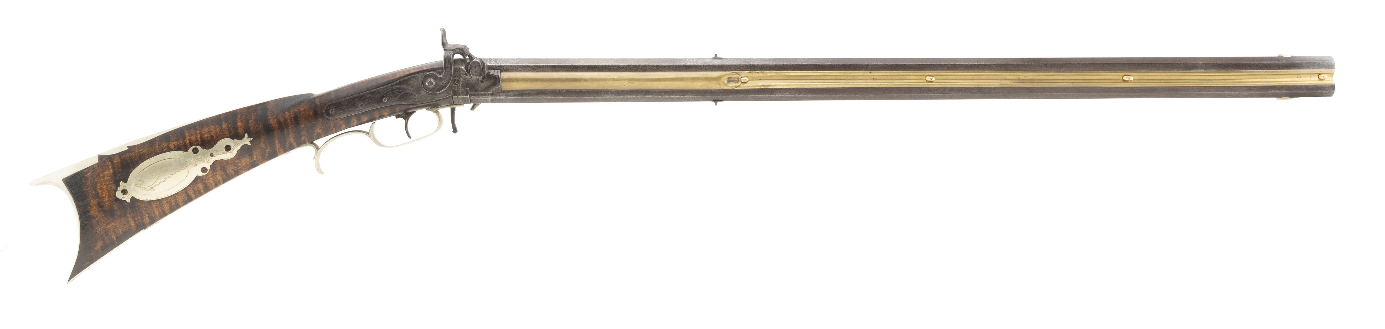 Swivel Breech Kentucky Percussion Double Rifle (AL5796) - Collectors ...
