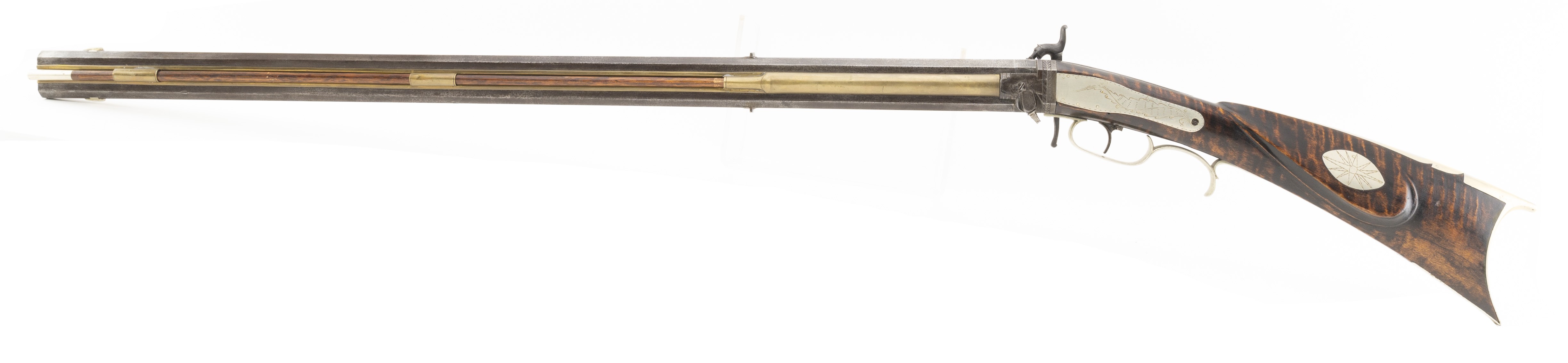 Swivel Breech Kentucky Percussion Double Rifle (AL5796) - Collectors ...