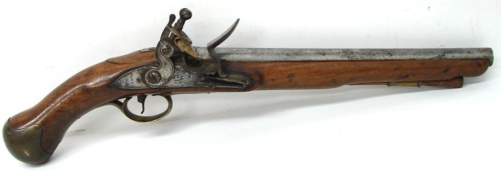 British Sea Service flintlock pistol. (AH2403)