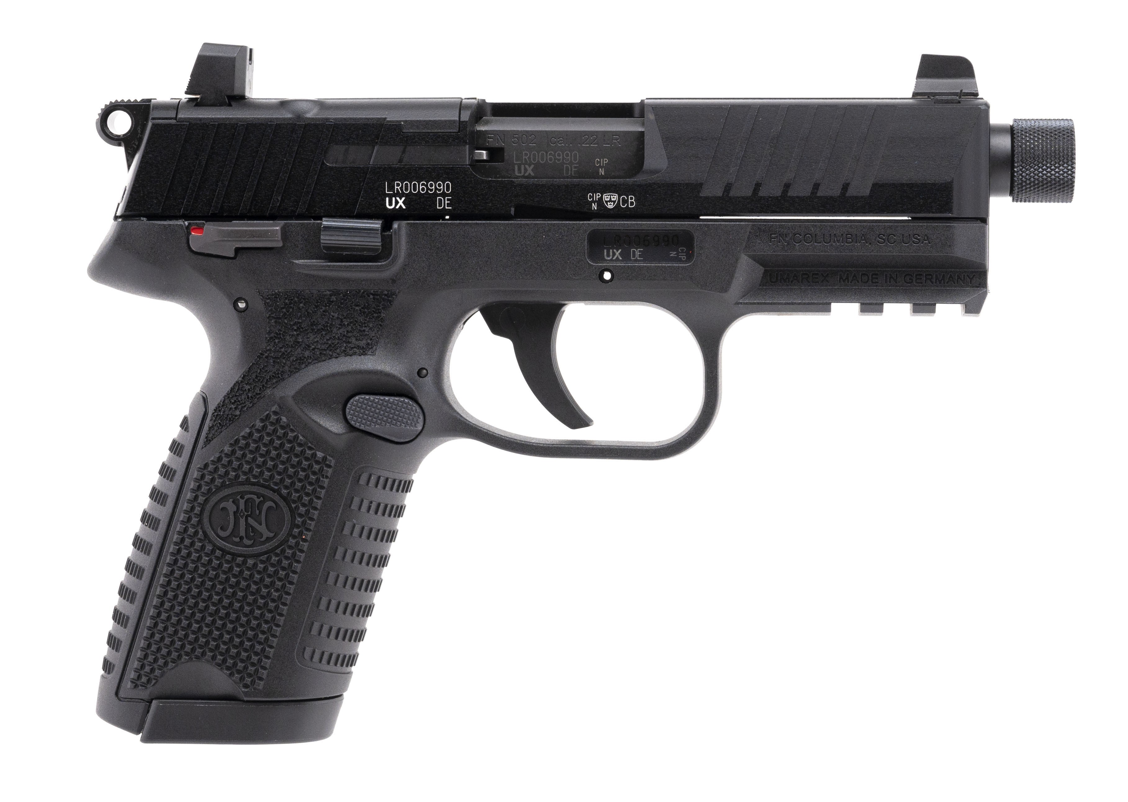 (SN: LR056162) FN 502 Tactical Pistol .22 LR (NGZ4544) NEW