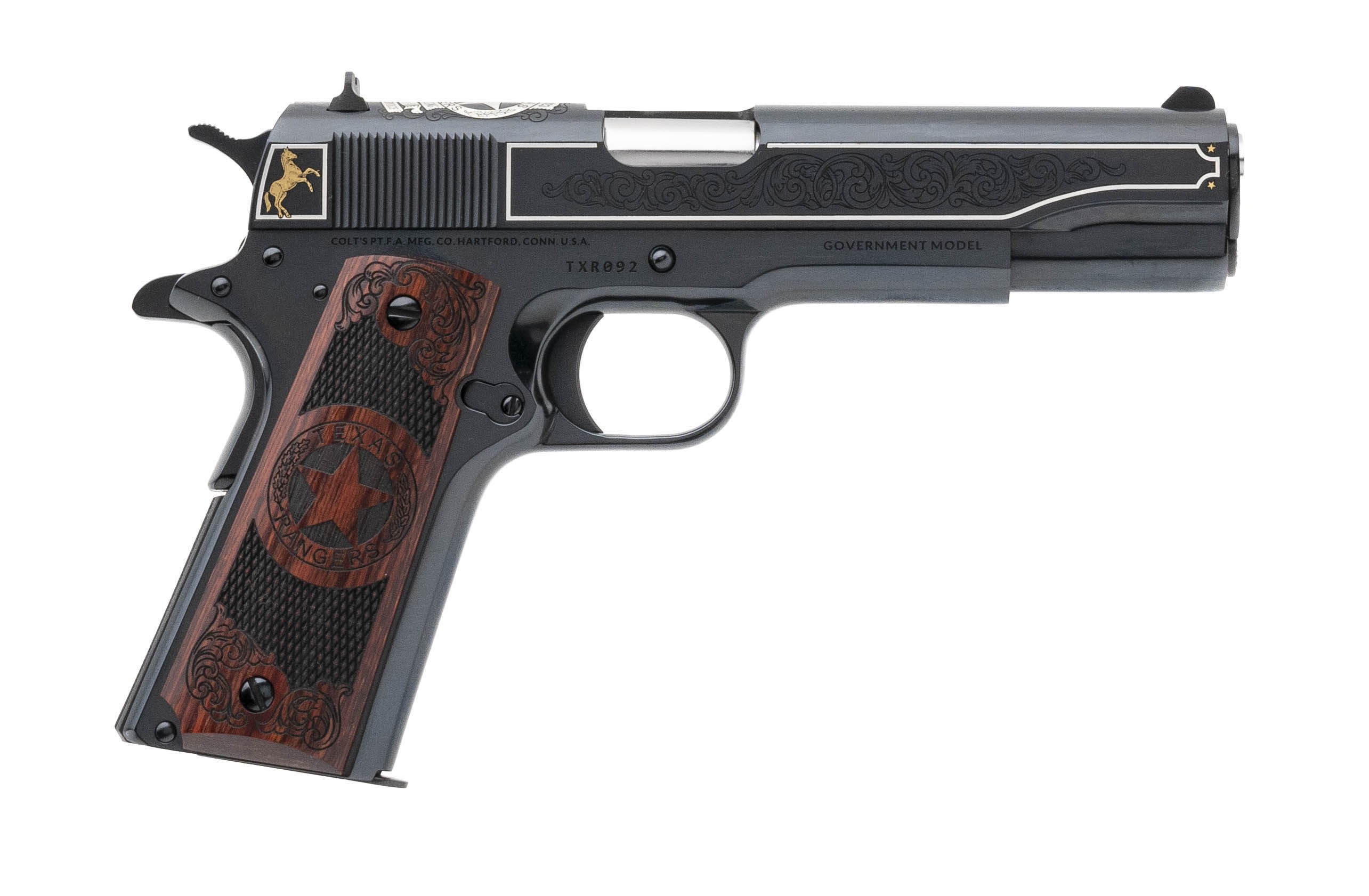 Colt Government 1911 Texas Rangers 200th Anniversary .45ACP
