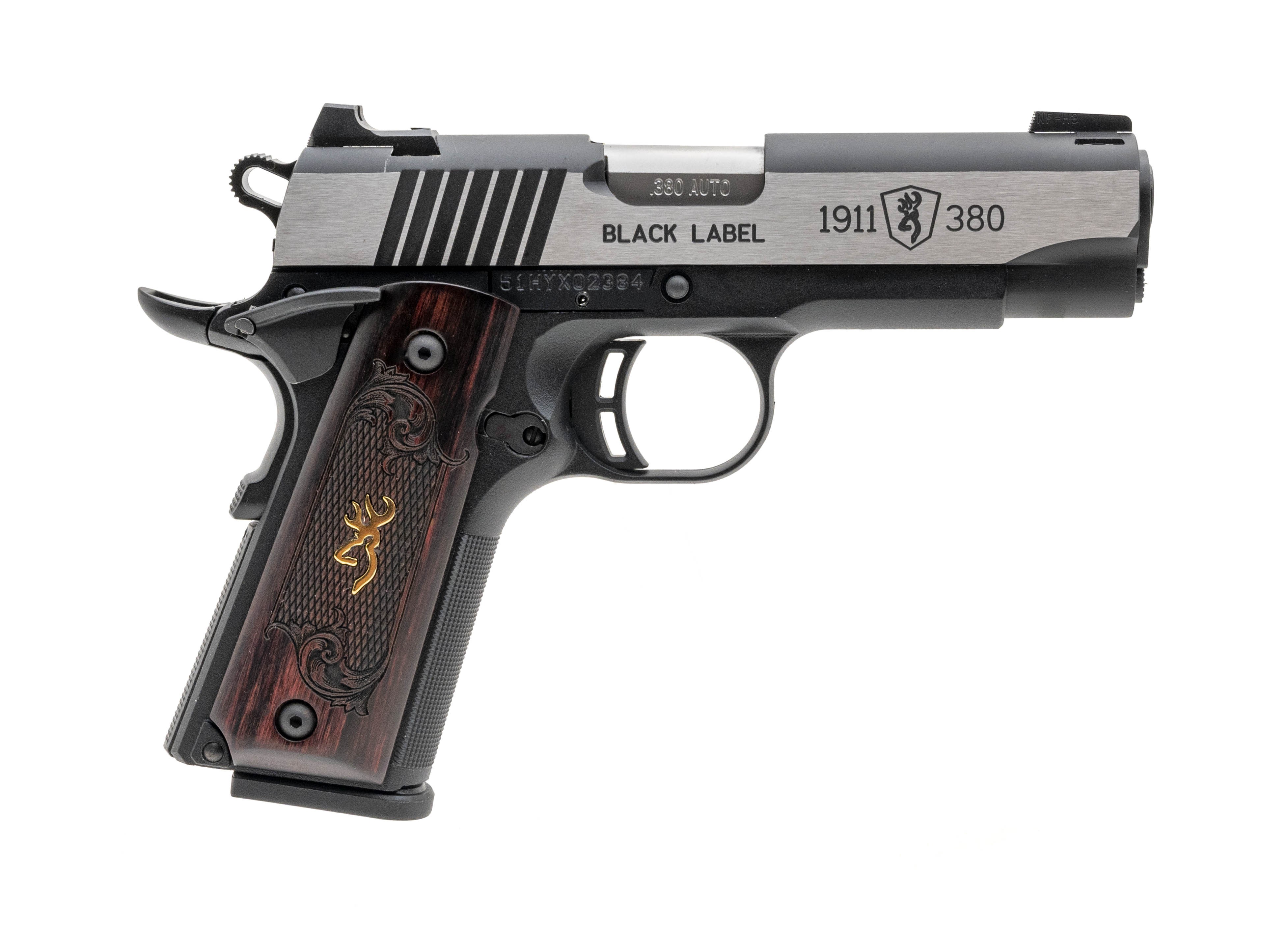 (SN: 51HYW08556) Browning 1911-380 Black Label Medallion Pro Pistol .380ACP (L2025-14156) NEW