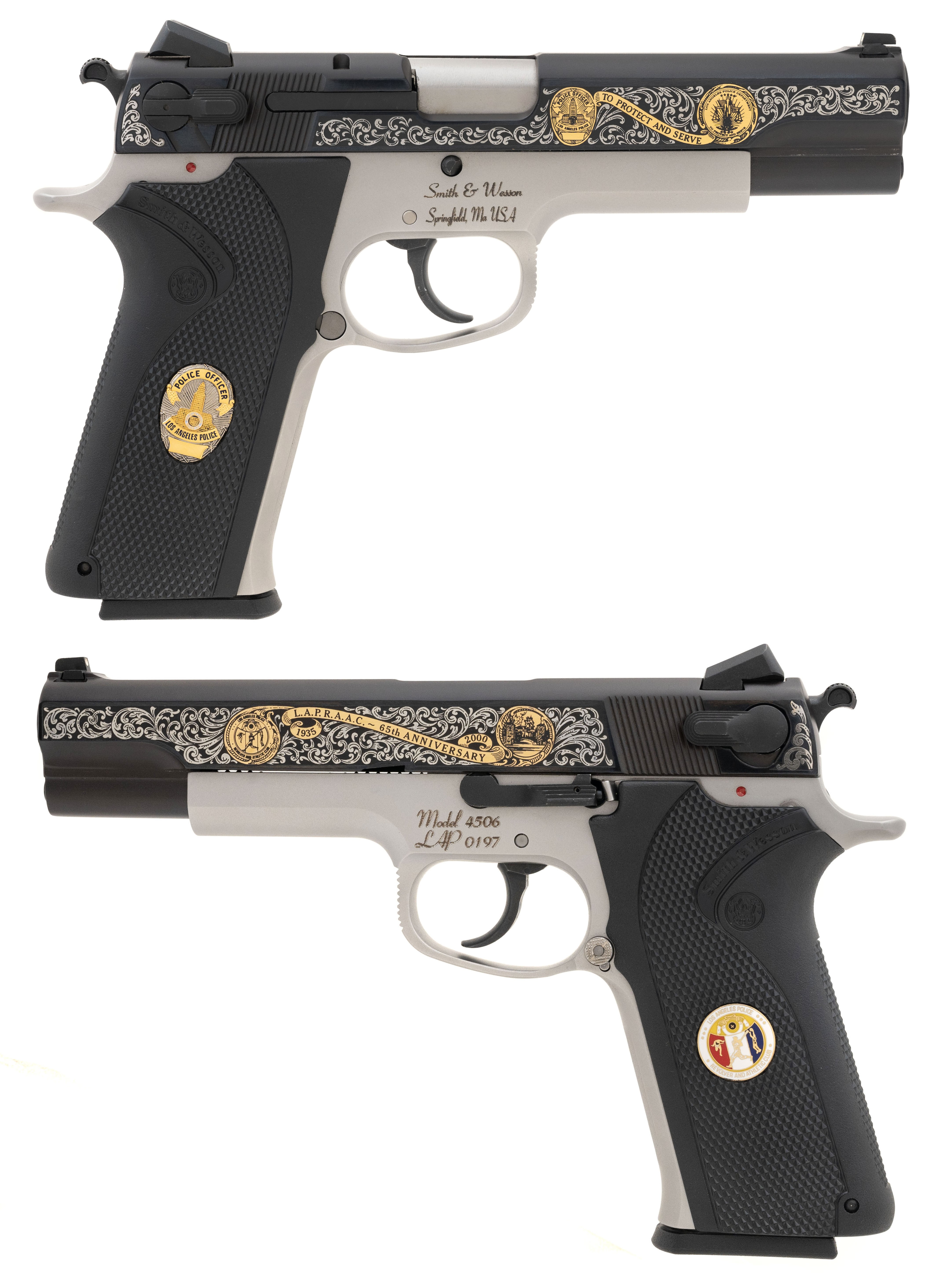 Consecutive Smith & Wesson 4506 LAPRAAC 65th Anniversary .45ACP (COM3030) Consignment