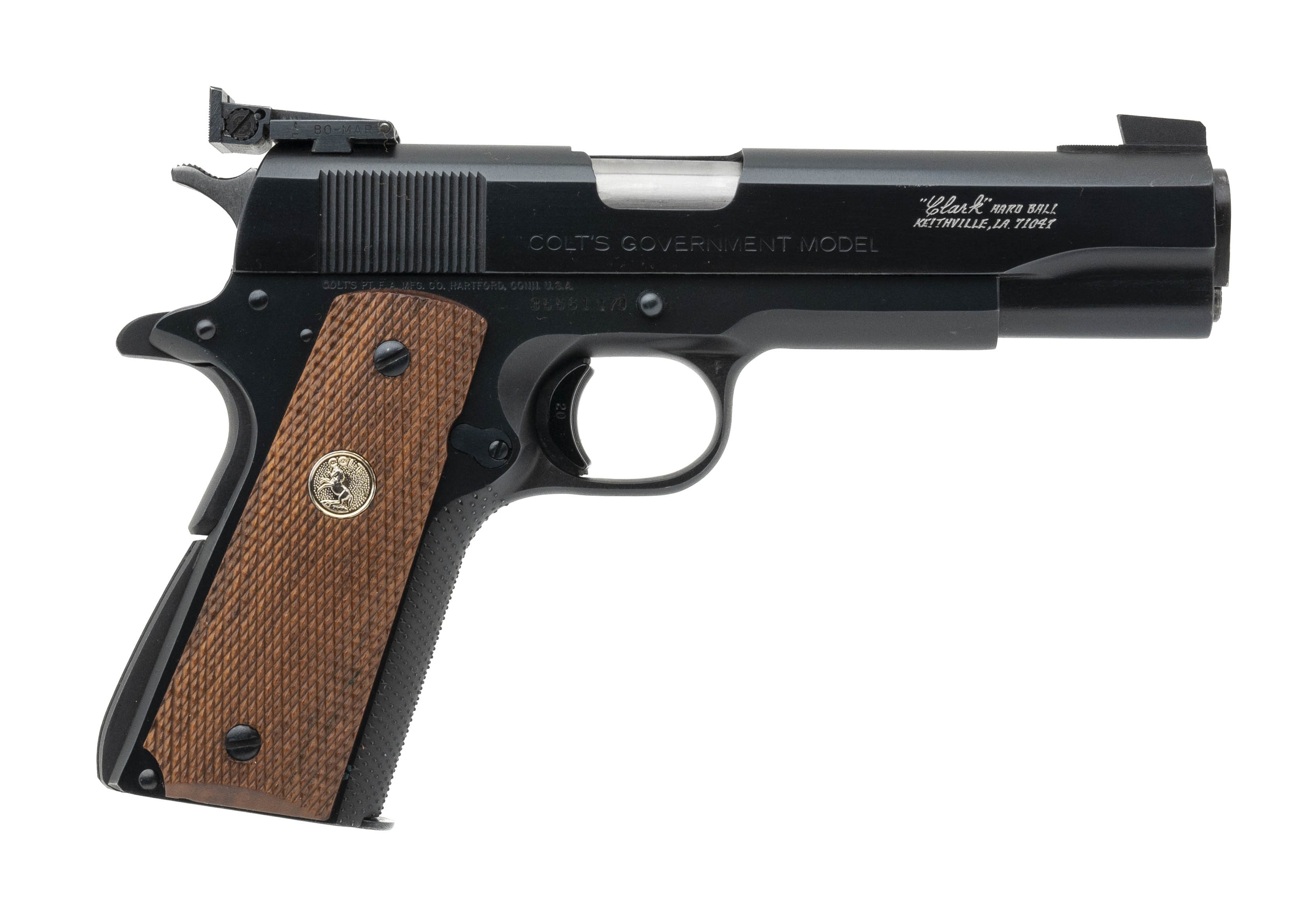 Clark Hard Ball Custom Colt Government Series 70 Pistol .45 ACP (C19244)