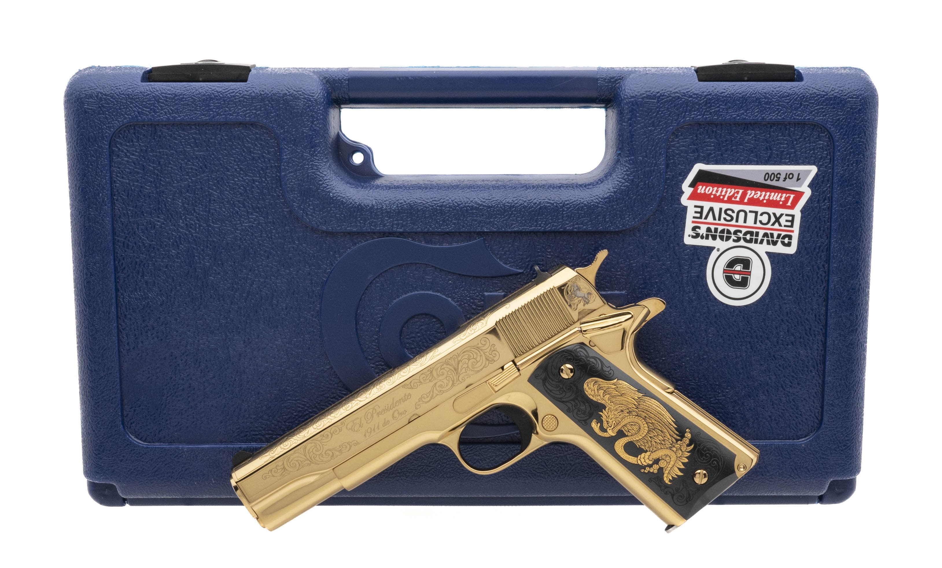 cnp⭐︎GOLDEN  スターター　38 Colt El Presidente de Oro Consecutive Pair .38 Super Pistols