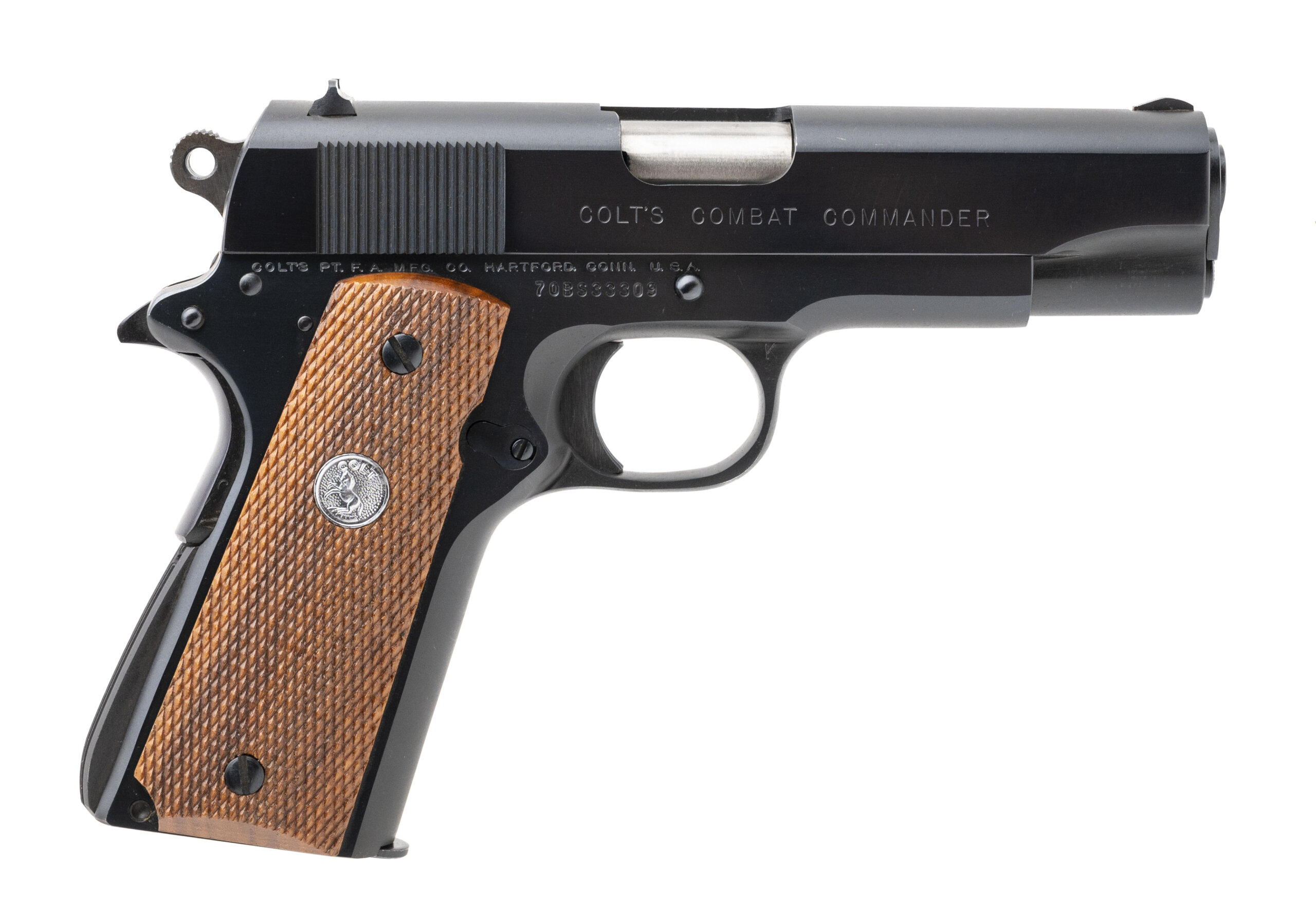 Colt Combat Commander Pistol .38 Super (C20436) - Collectors
