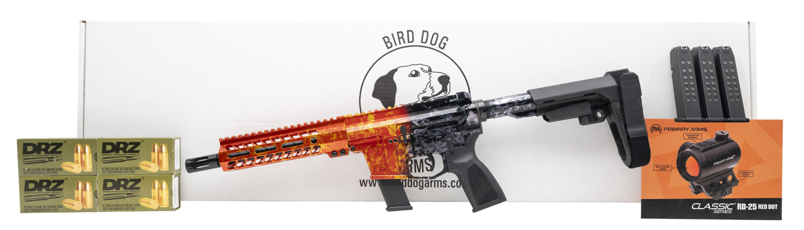 (SN: 100297) Bird Dog BD-9 Inferno Pistol Bundle Pack 9mm (NGZ5199) NEW